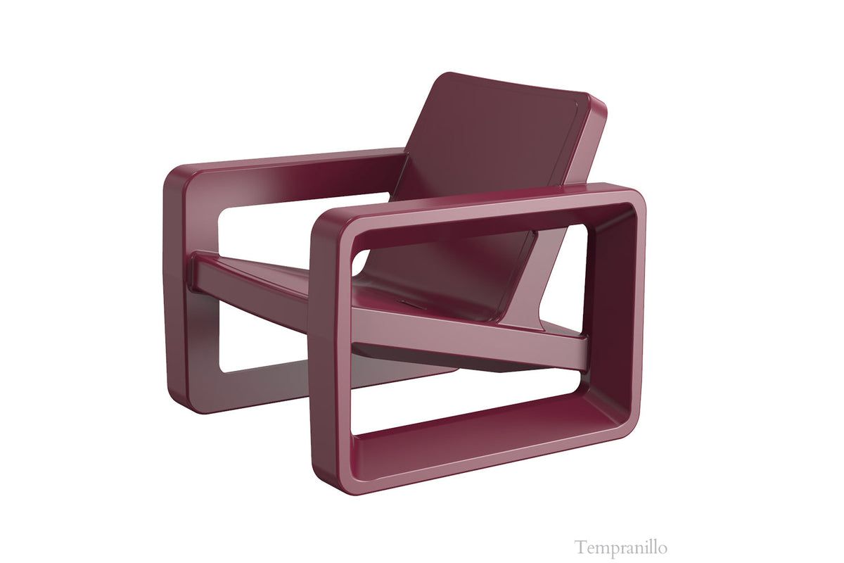 Deck Outdoor Lounge Chair, rear view
