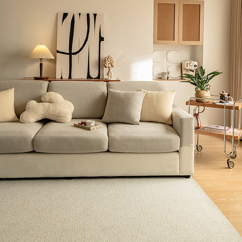 Fine-Ribbed Corduroy Sofa Slipcover, reverse side view