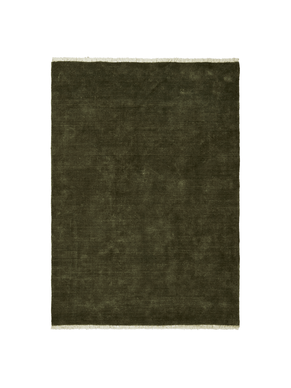 Firth Jute Rug, Dark Olive, surface pattern close up