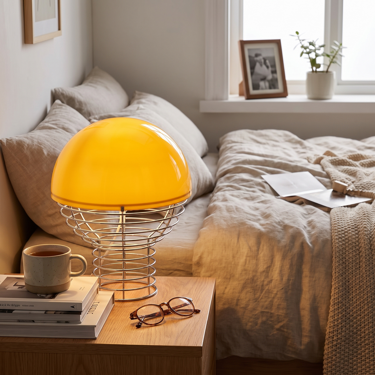 Bauhaus Glass Desk Lamp
