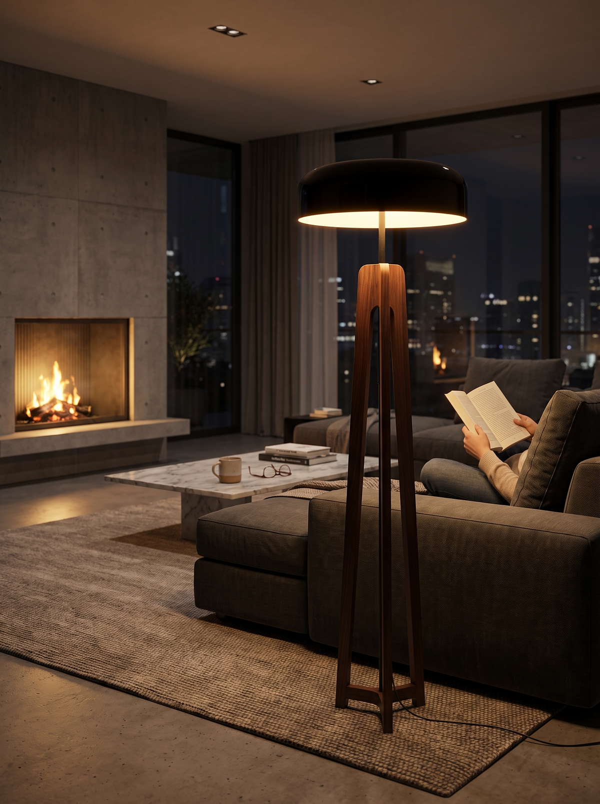 Alfred Table and Floor Lamp lifestyle 3
