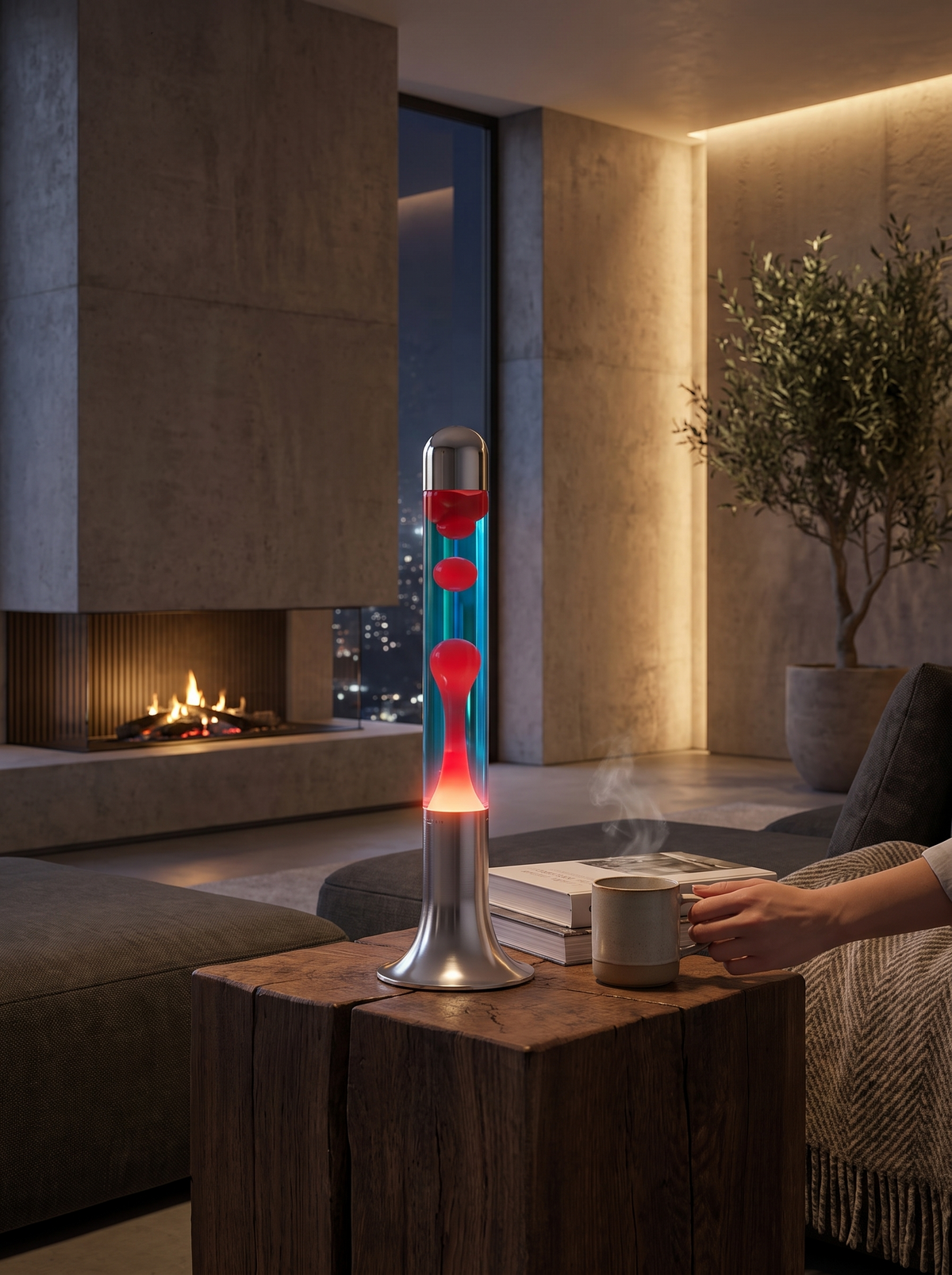 Annabelle Lava Table Lamp lifestyle 1