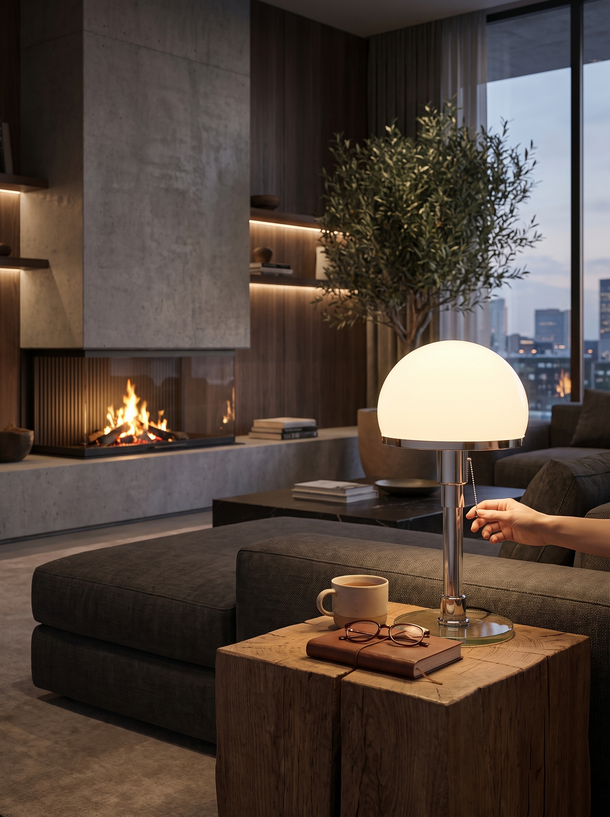 Bauhaus Globa Table Lamp lifestyle 3