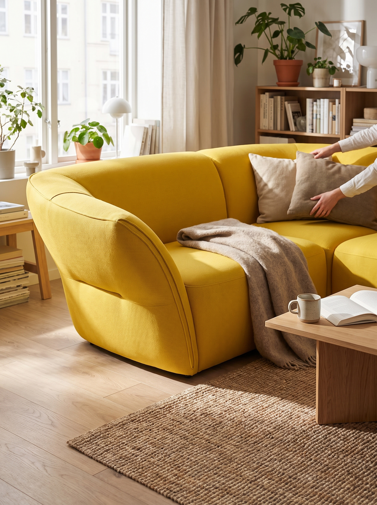 Modular Corner 1 Seater Sofa PETALS modular design lifestyle