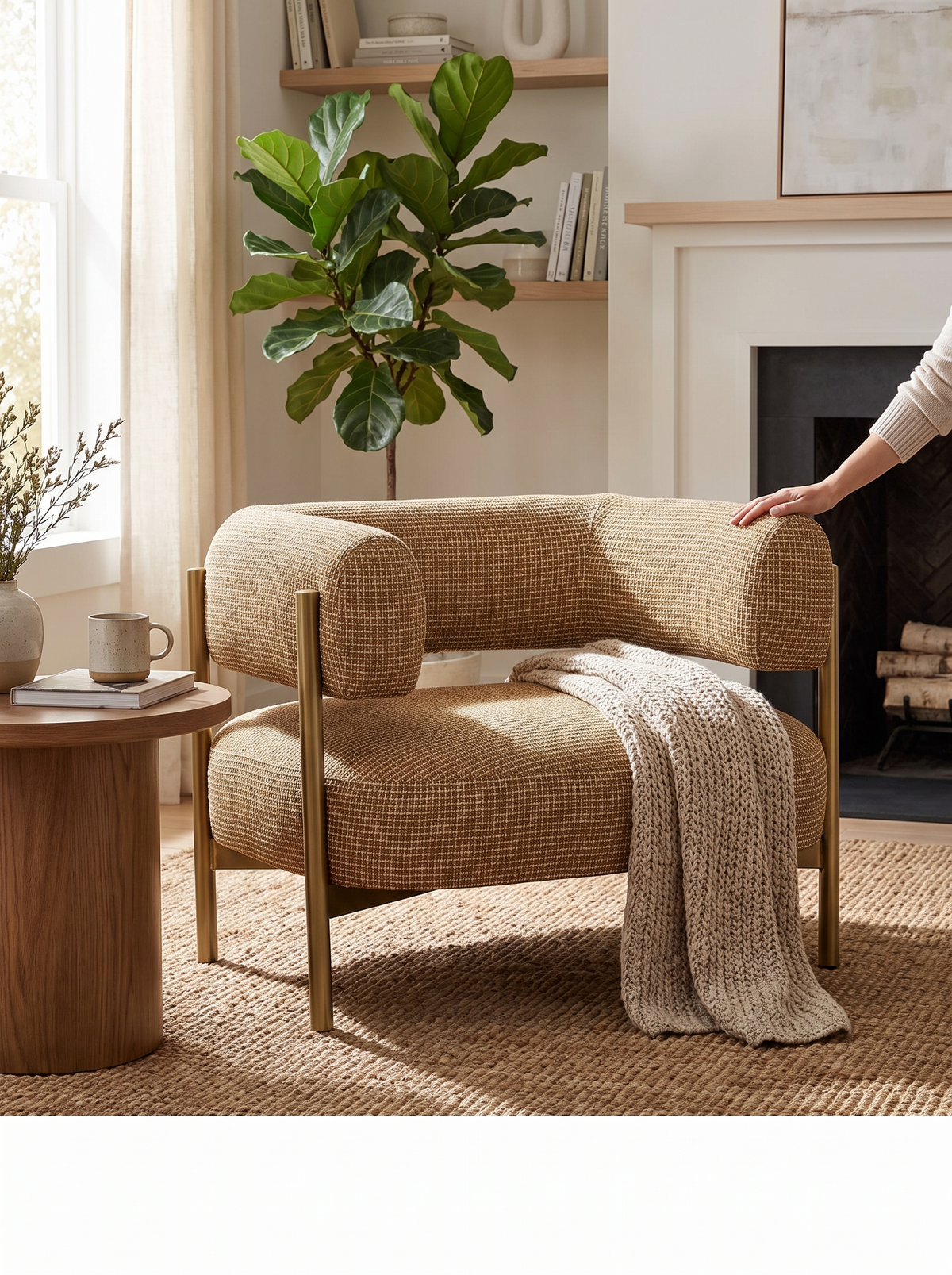 CINI sofa foam and fibre fill lifestyle