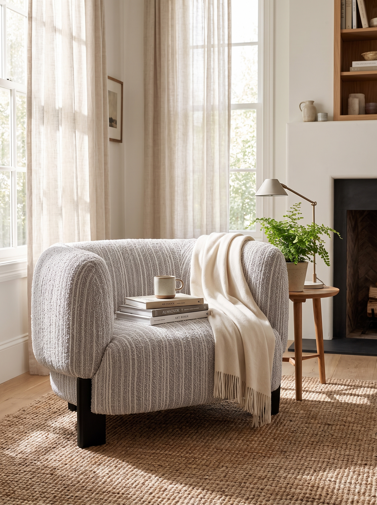 EMBRACE sofa mixed weave lifestyle