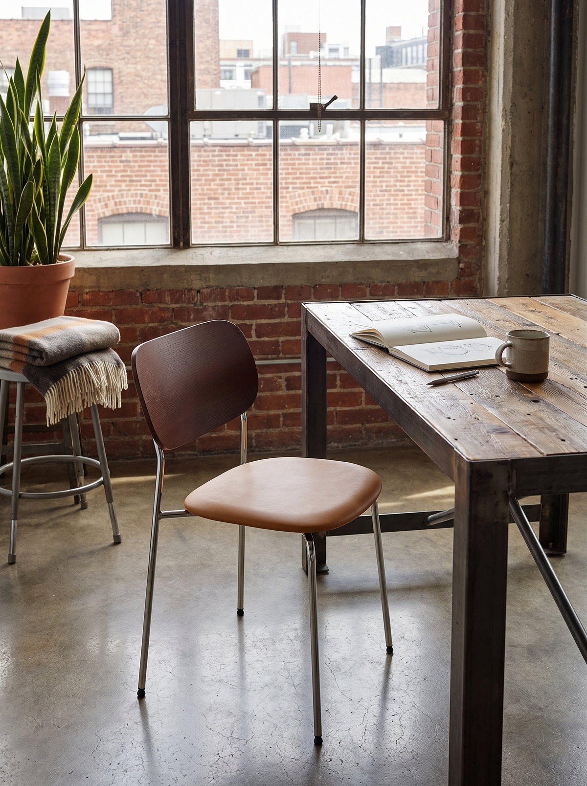NIKA dining chair industrial minimalism lifestyle