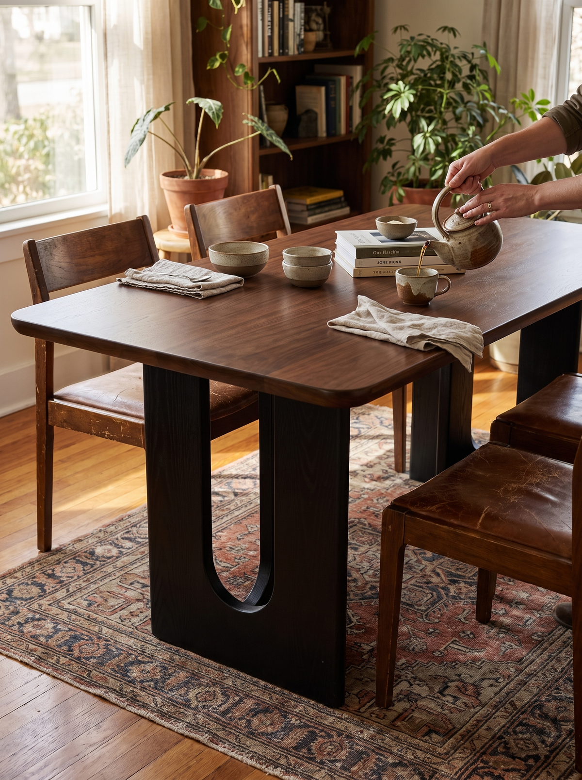 SAVOR dining table sculptural form lifestyle