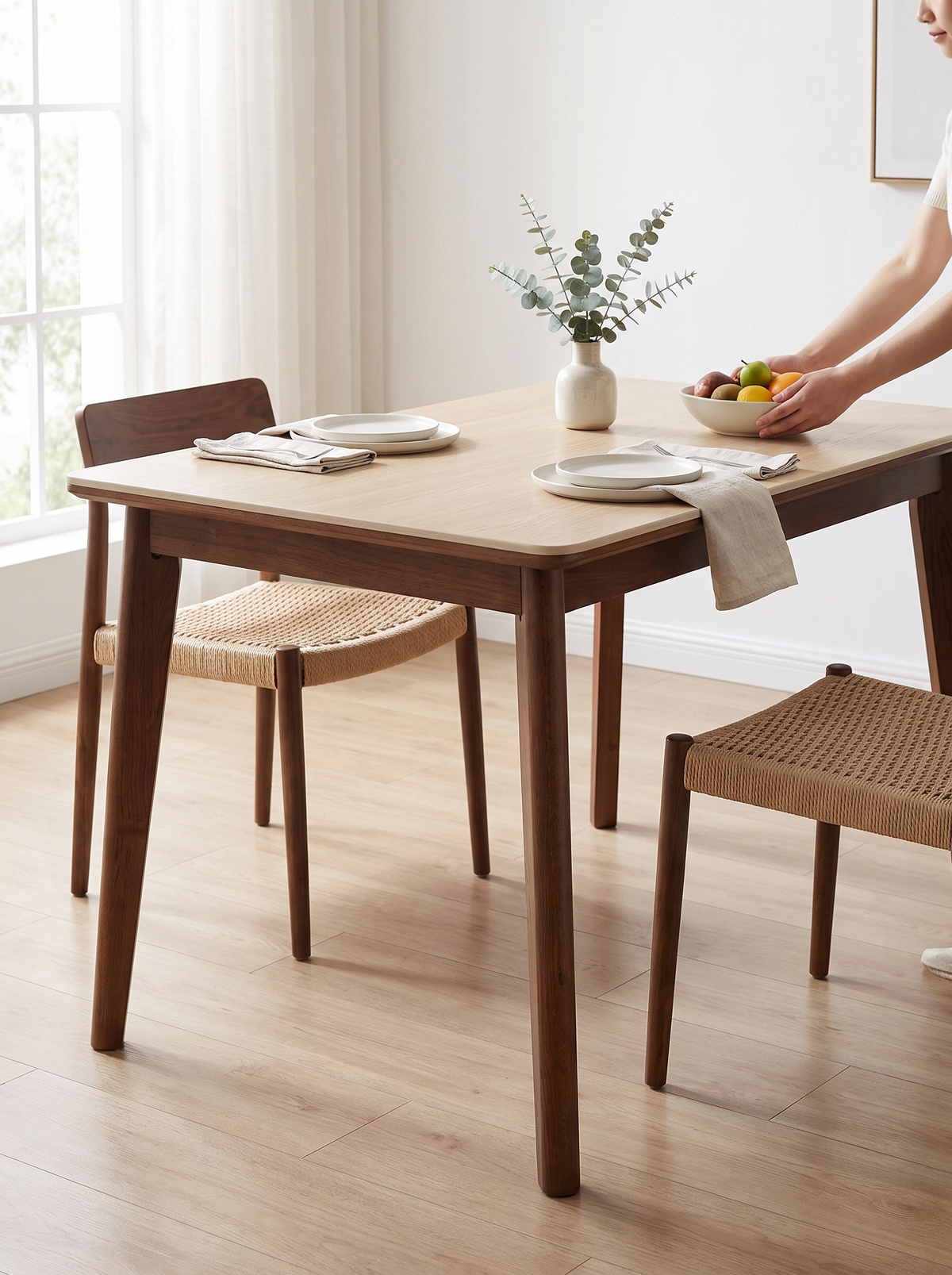 LENNOR dining table clean lines lifestyle