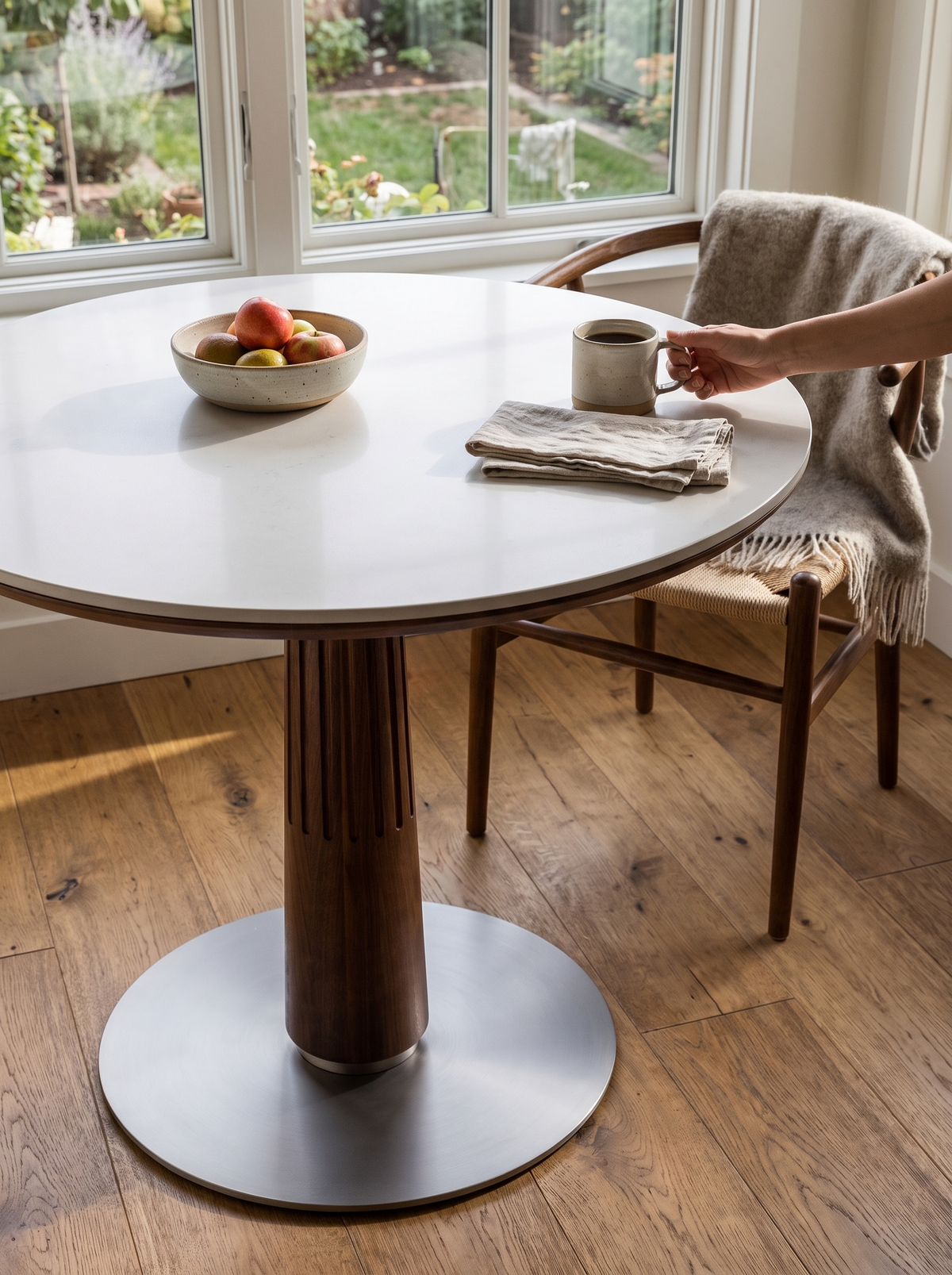 GREY round table durable daily lifestyle