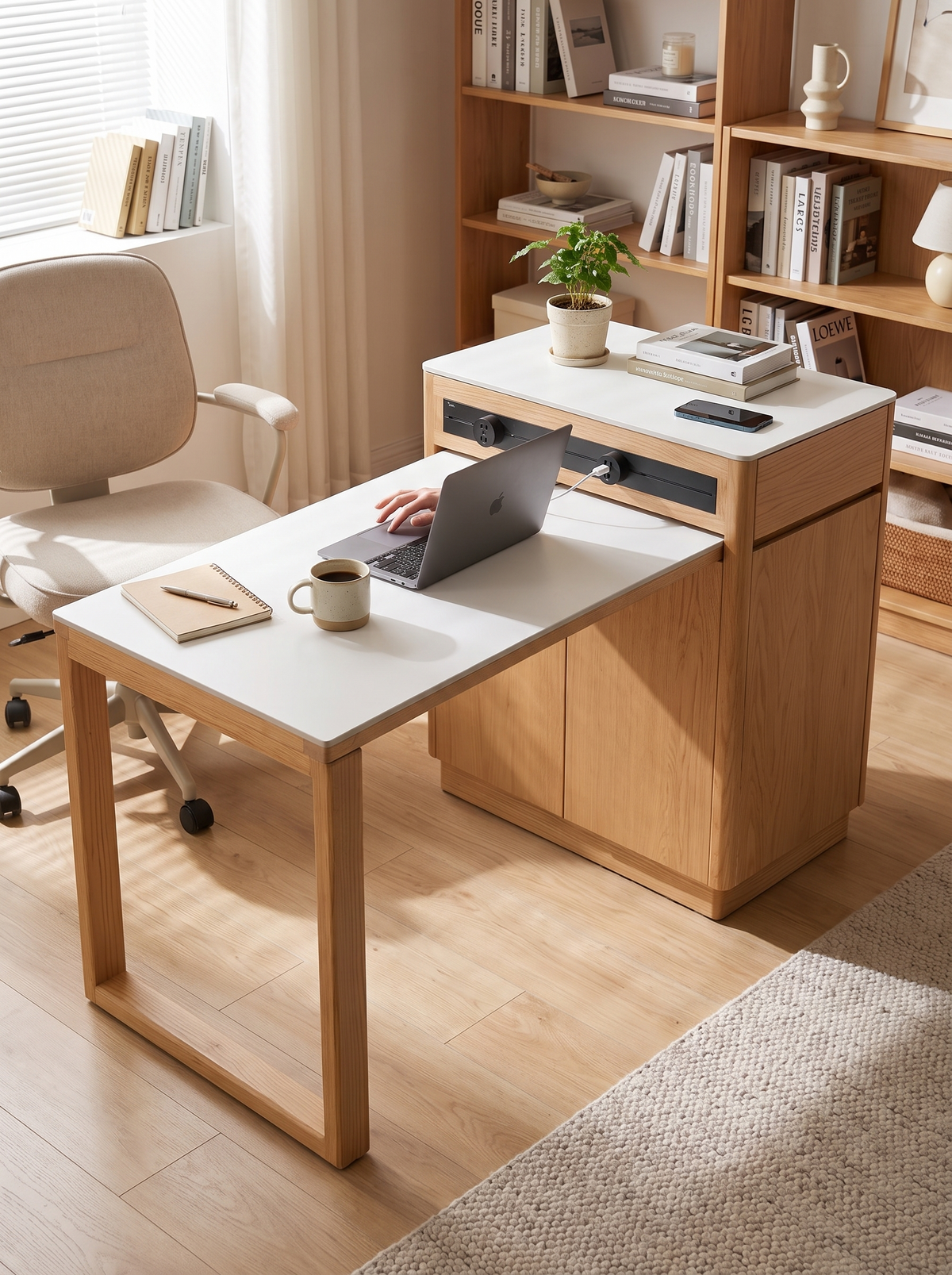 FLEXA island table extended lifestyle