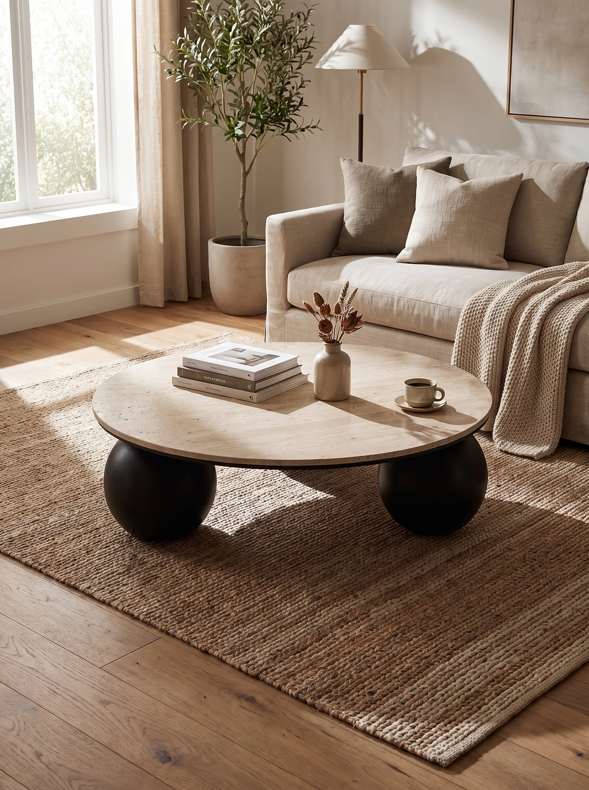 MUCKETY coffee table natural elegance lifestyle