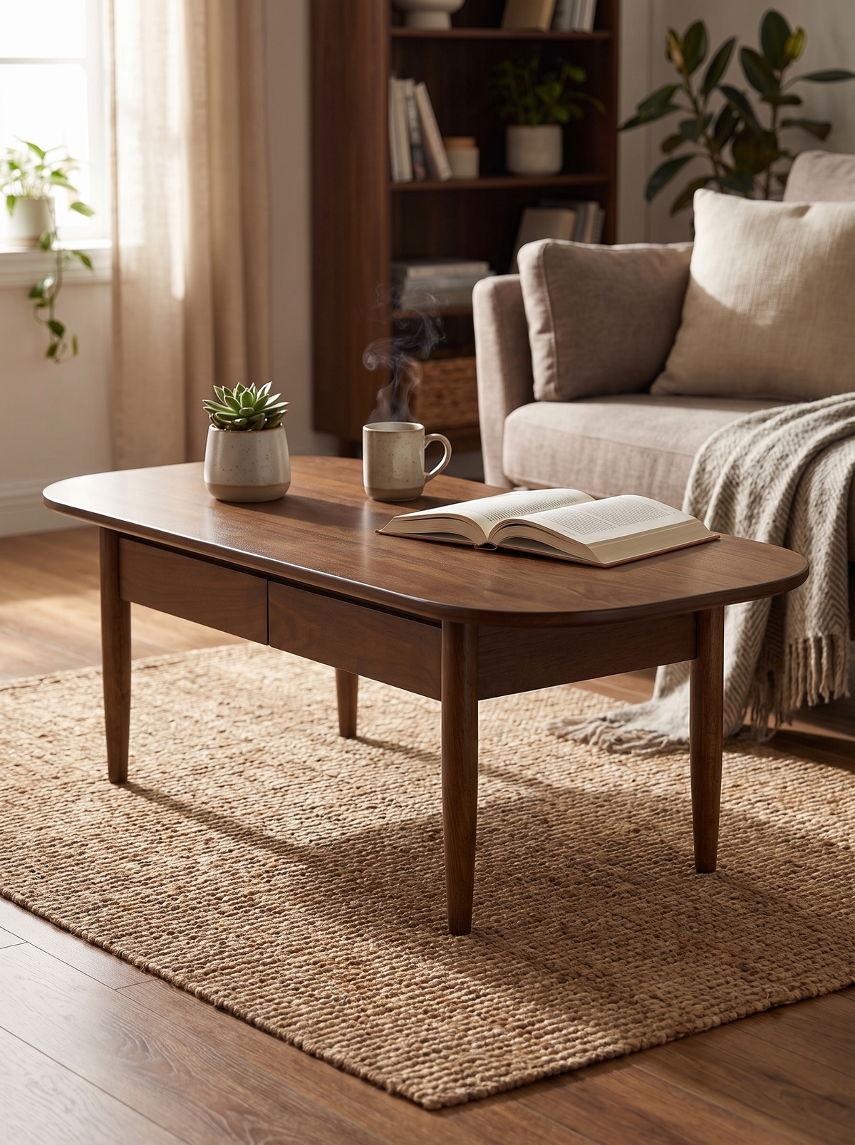 VISTA coffee table timeless proportions lifestyle