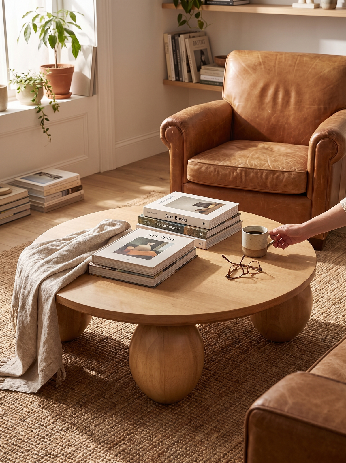 TUMBO coffee table sturdy structure lifestyle