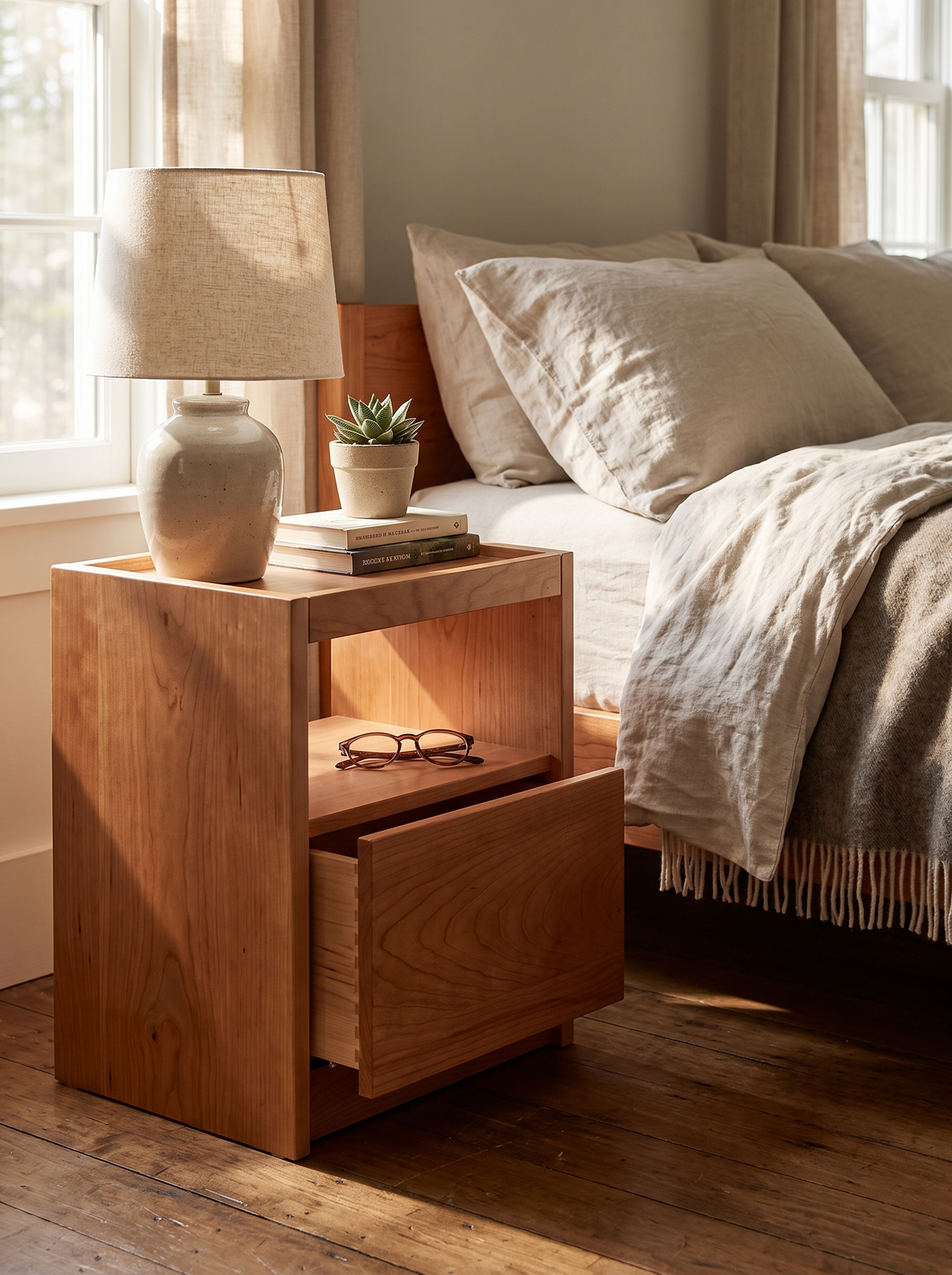 SUGAR cherry side table simple proportions