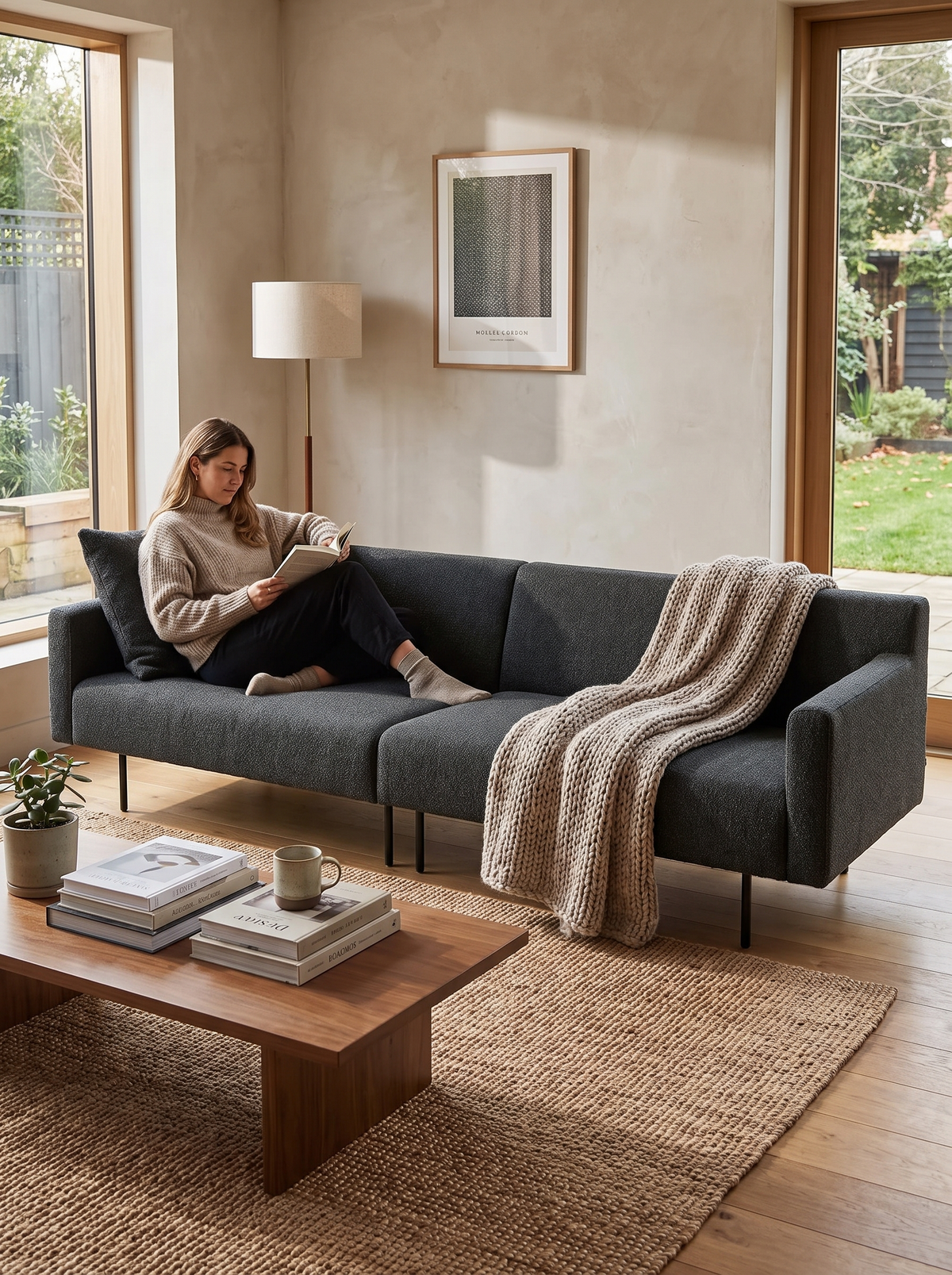 ANN 3.5 seater neat seams