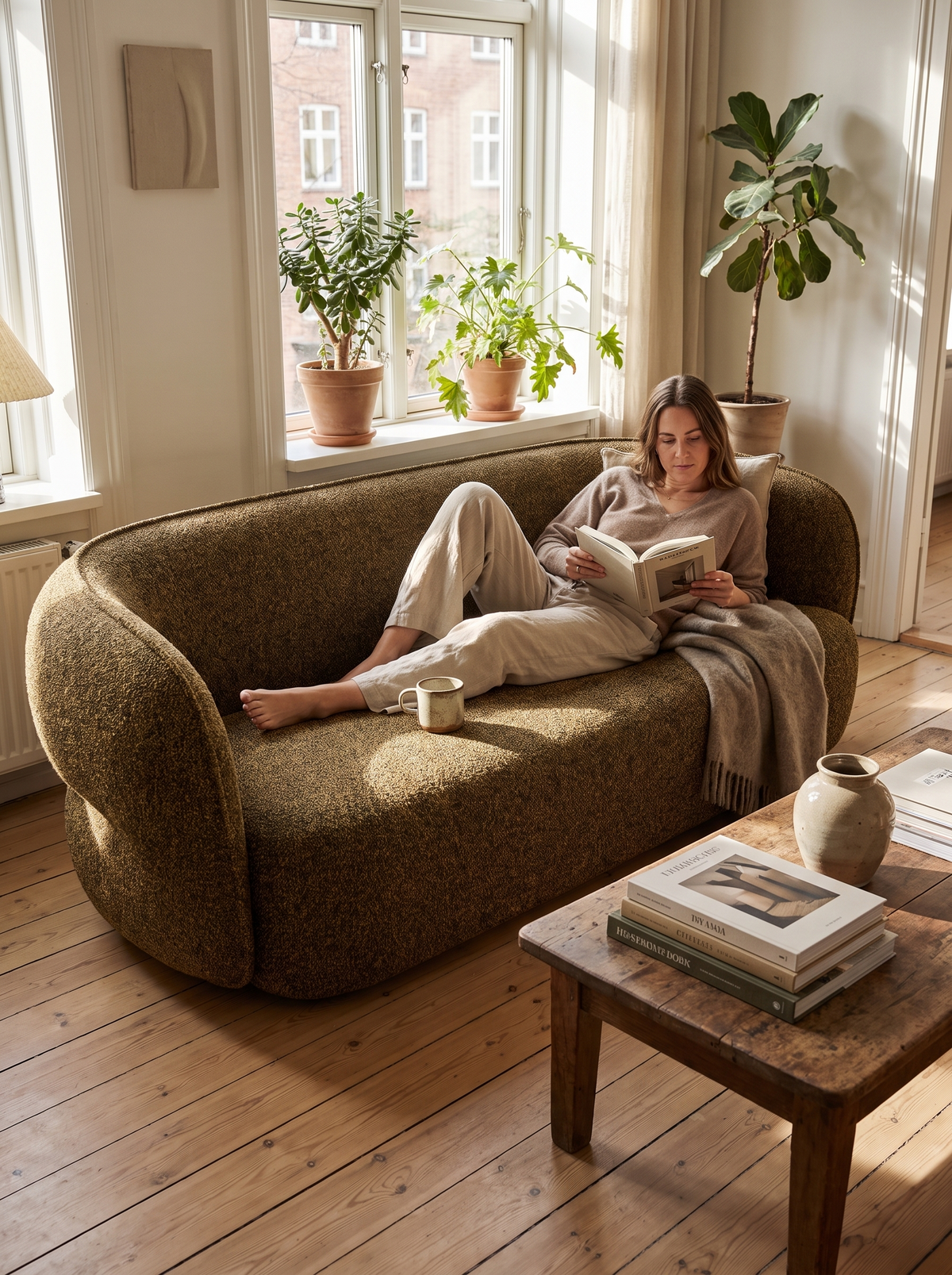 POD straight modular sofa