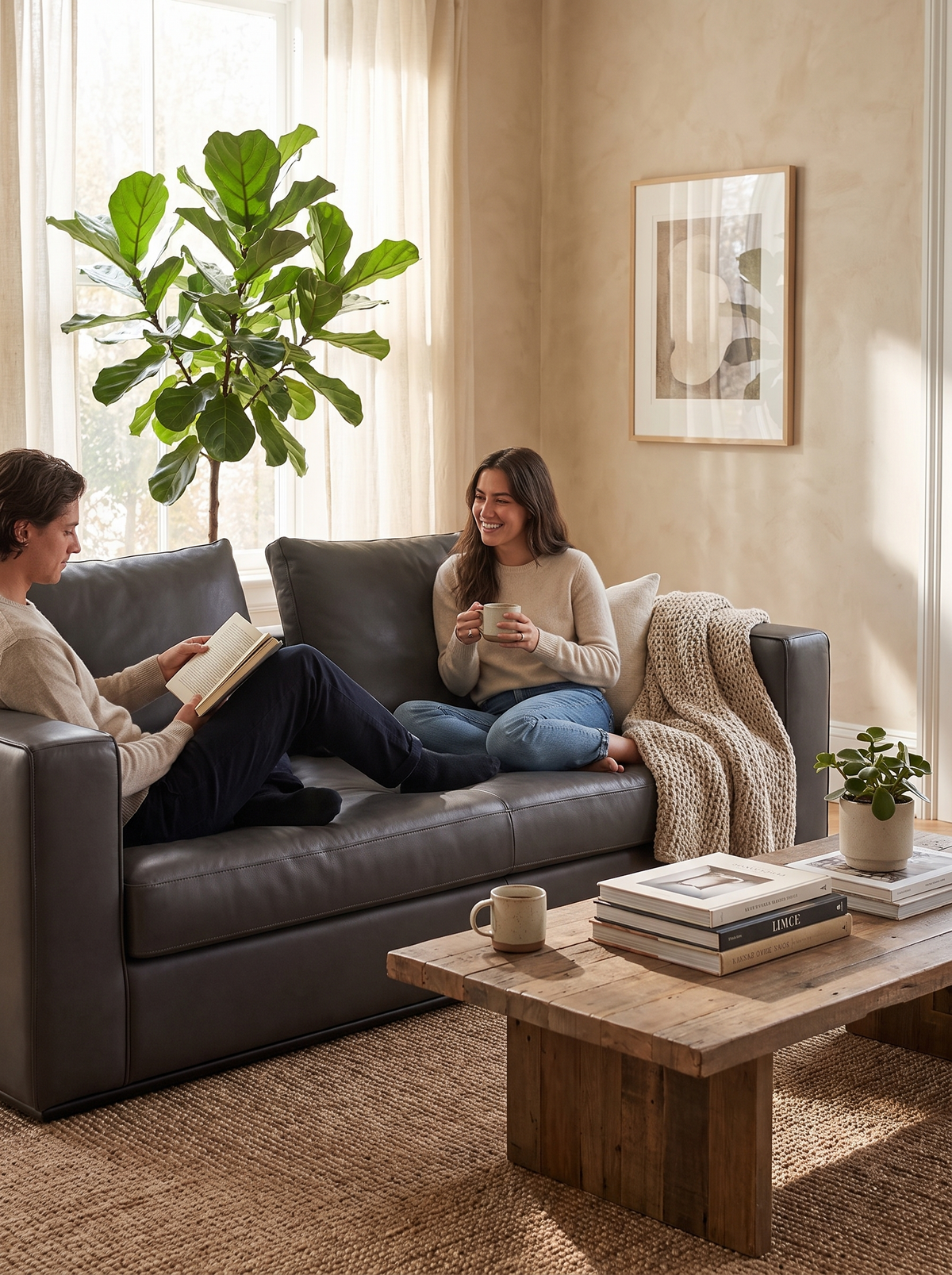 COMO 2 seater soft squared silhouette