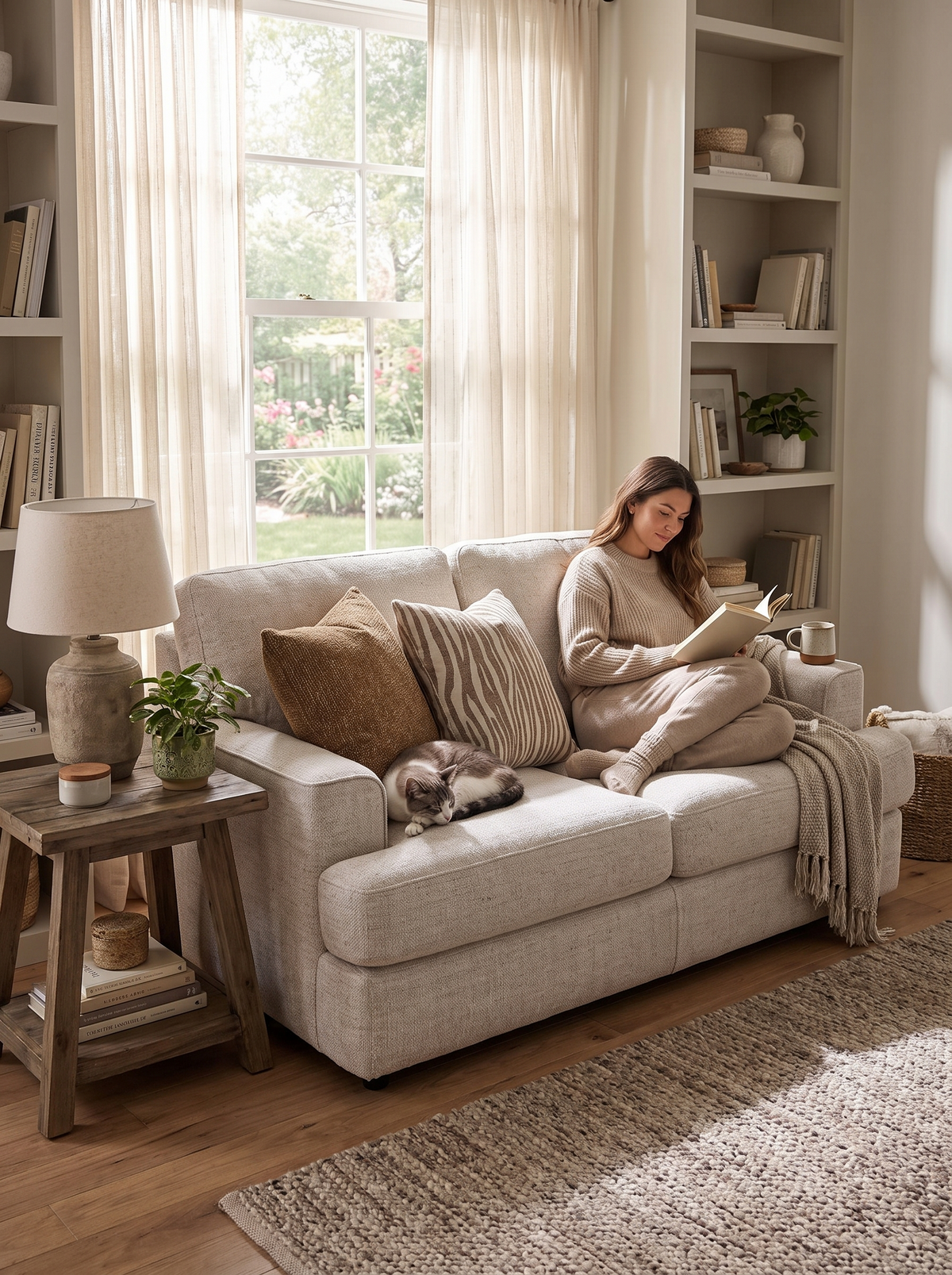 LUCENT corner sofa fitted to a room
