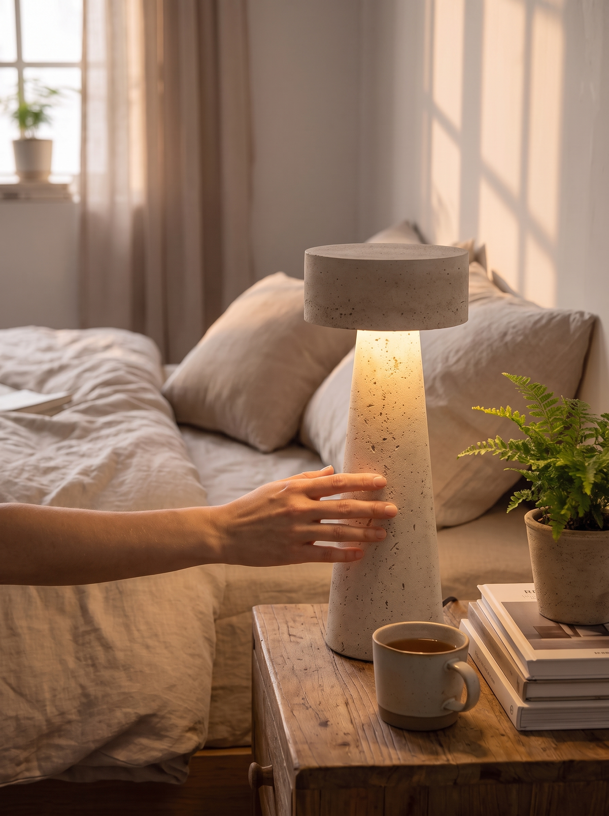 Catriona lamp stone texture