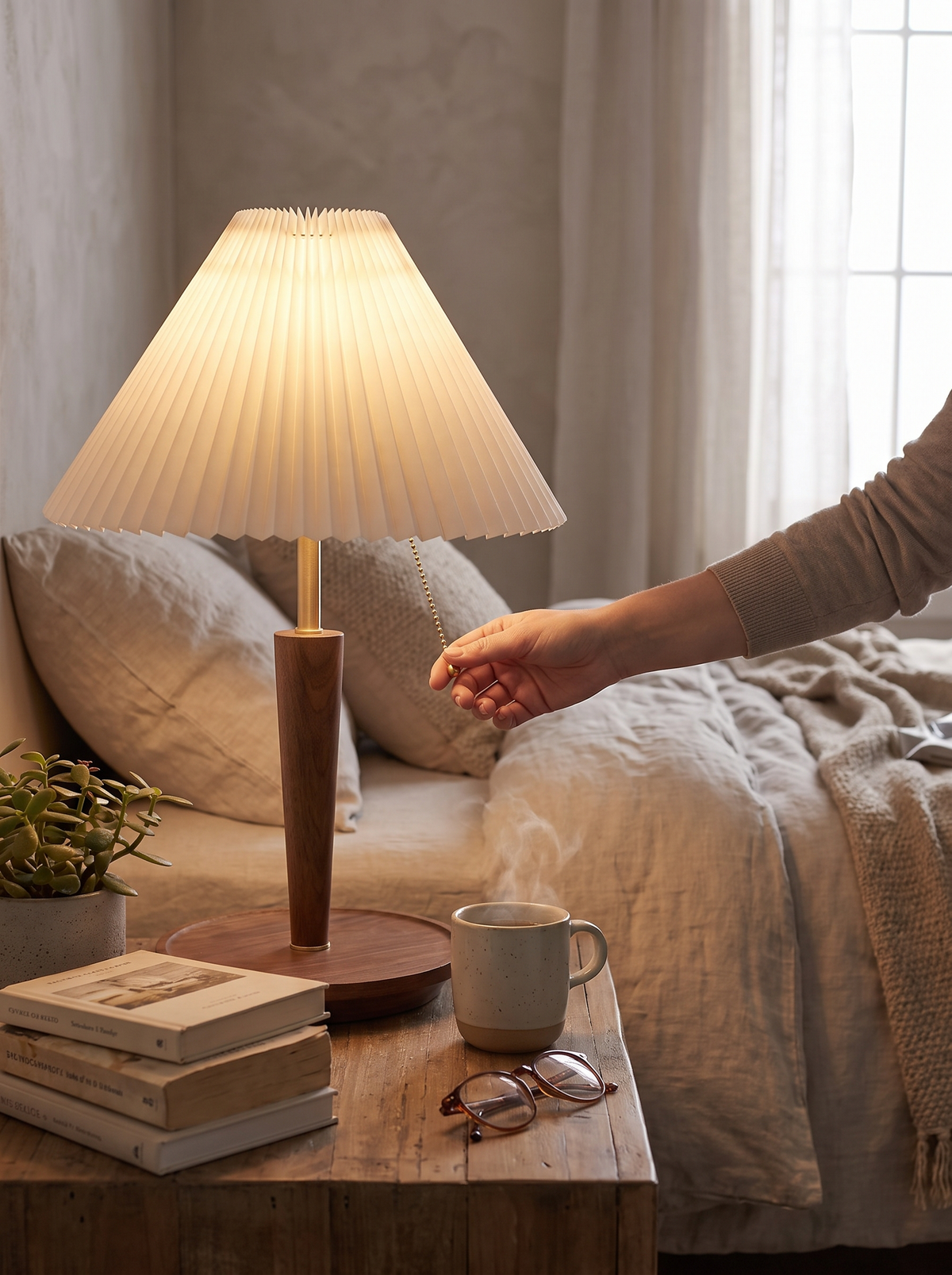 Chochin lamp light wrapping the room