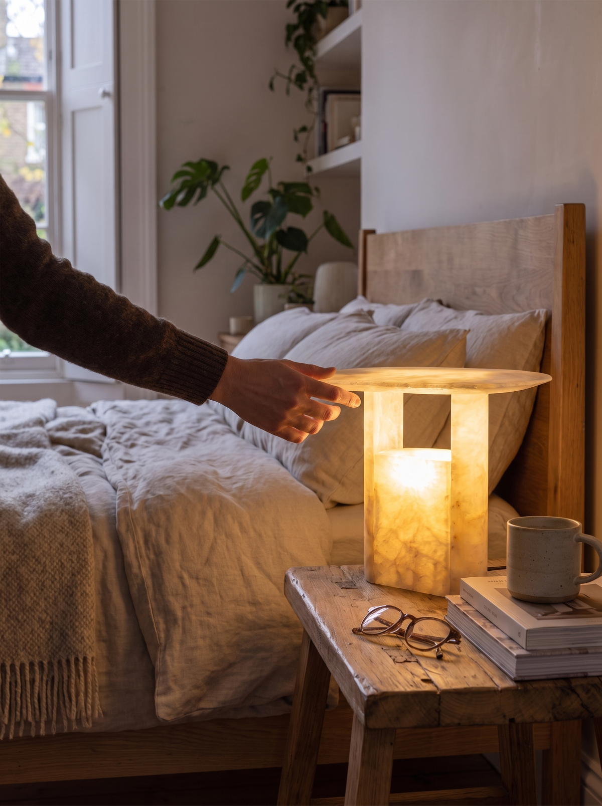 Colathe lamp softened light