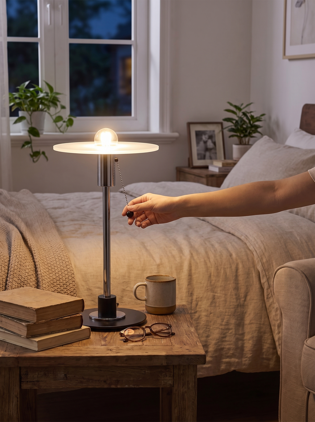 Fiorella lamp as a display piece