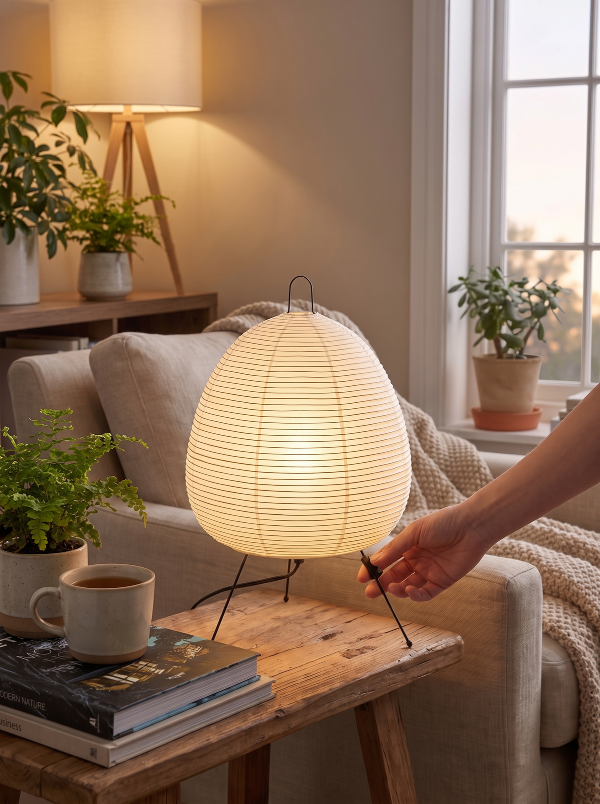 Hikari lamp paper lantern light