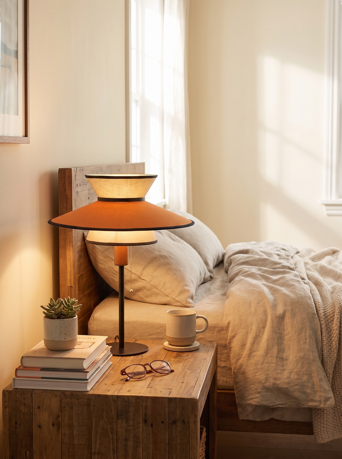 Haliya lamp light wrapping around