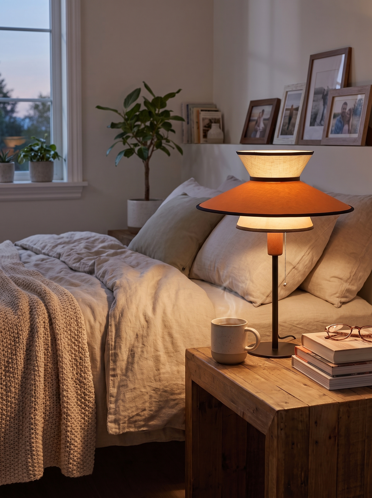 Haliya lamp curved body