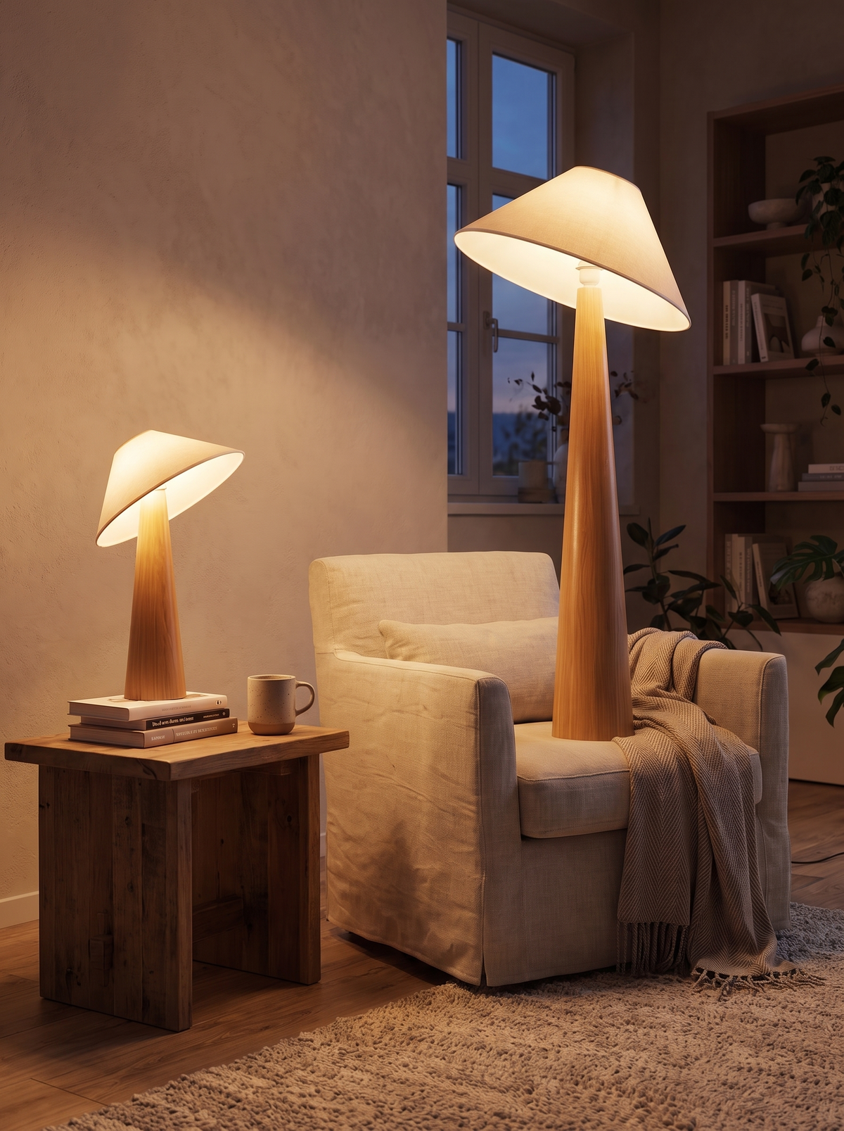 Hinode lamp at floor height