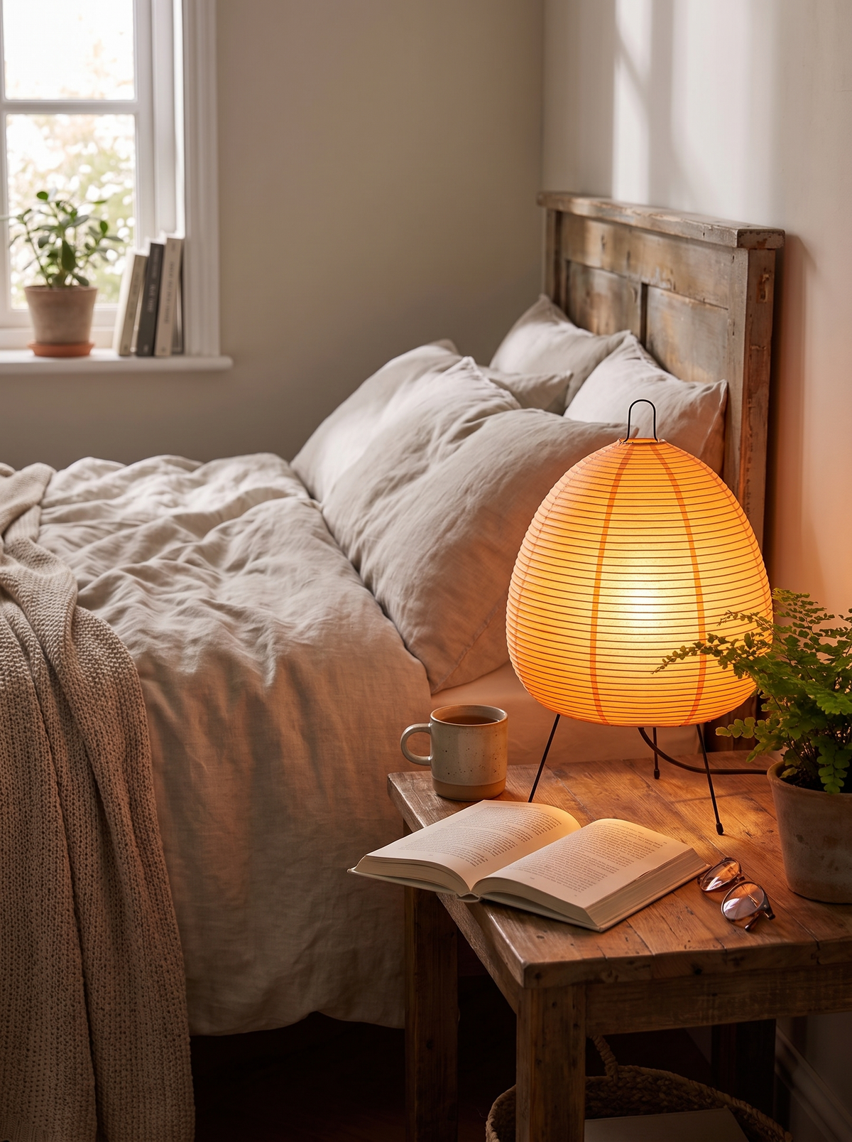 Hikari Wabi lamp warm quiet glow