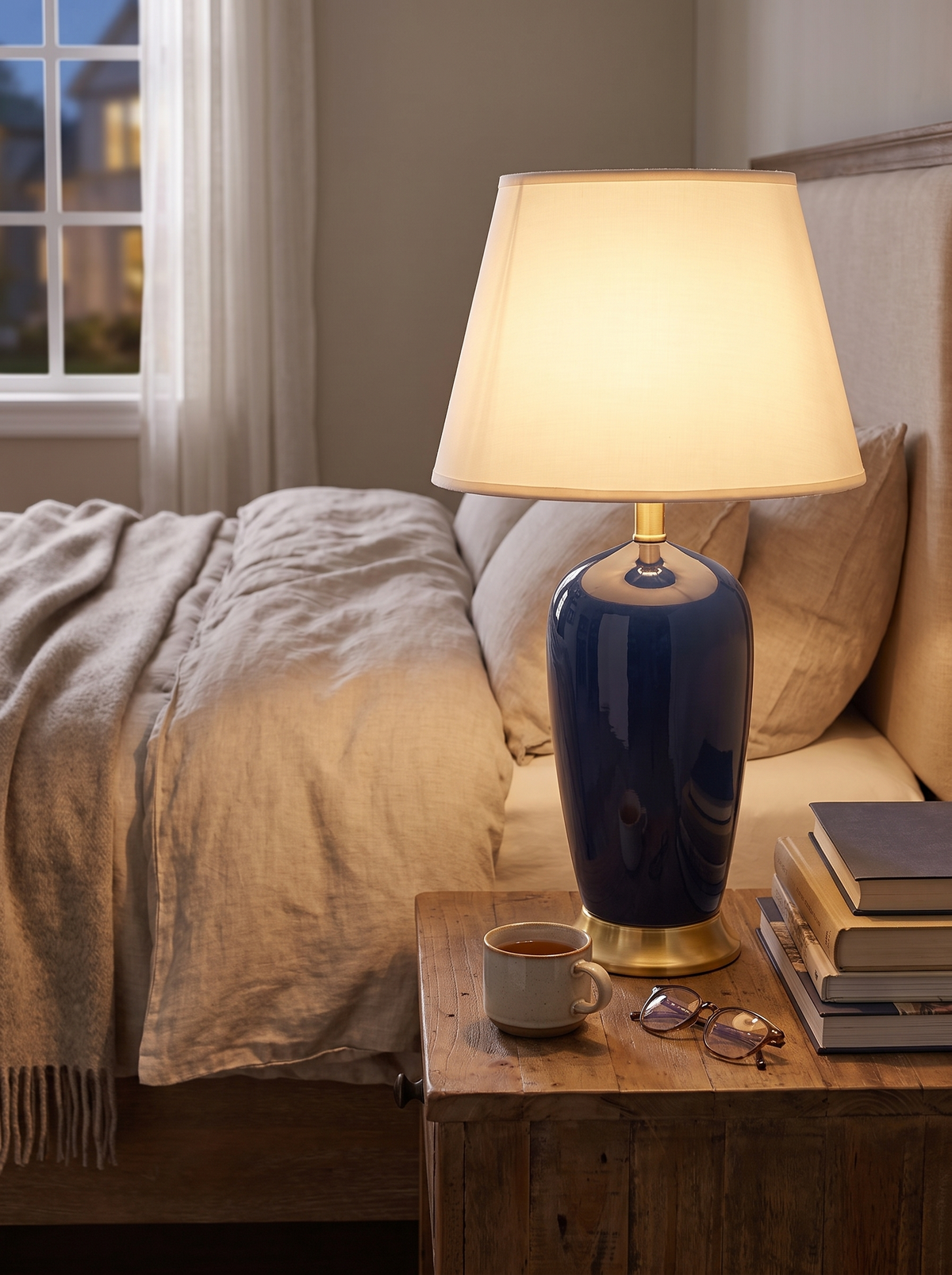 Jaida lamp weighted base