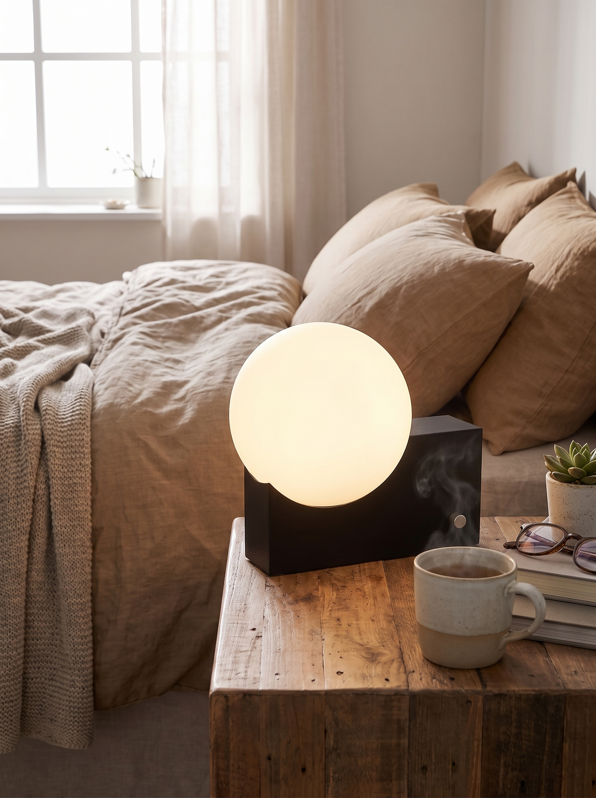 Jemsa open box lamp in use
