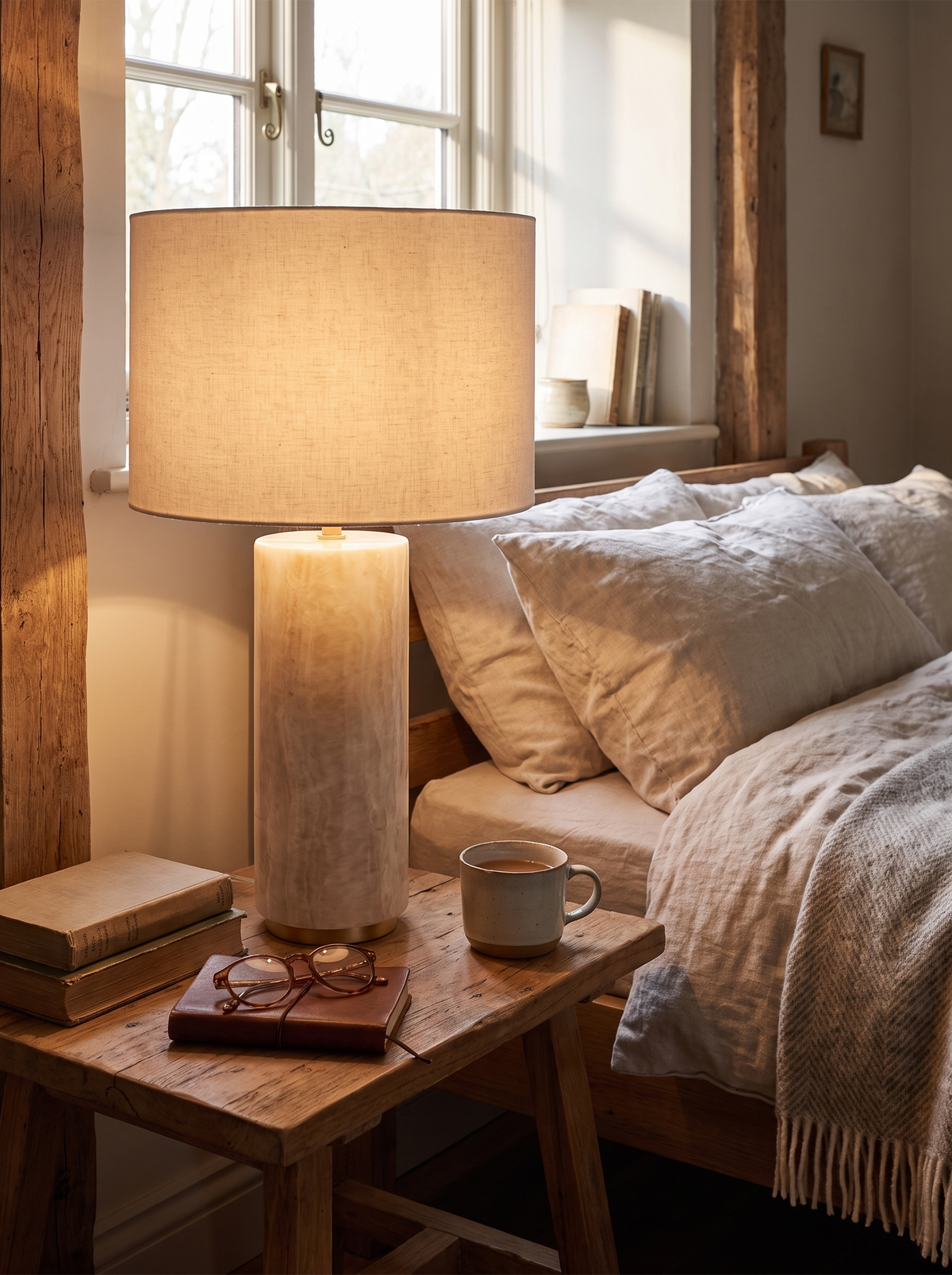 Jeane lamp raw surface soft light