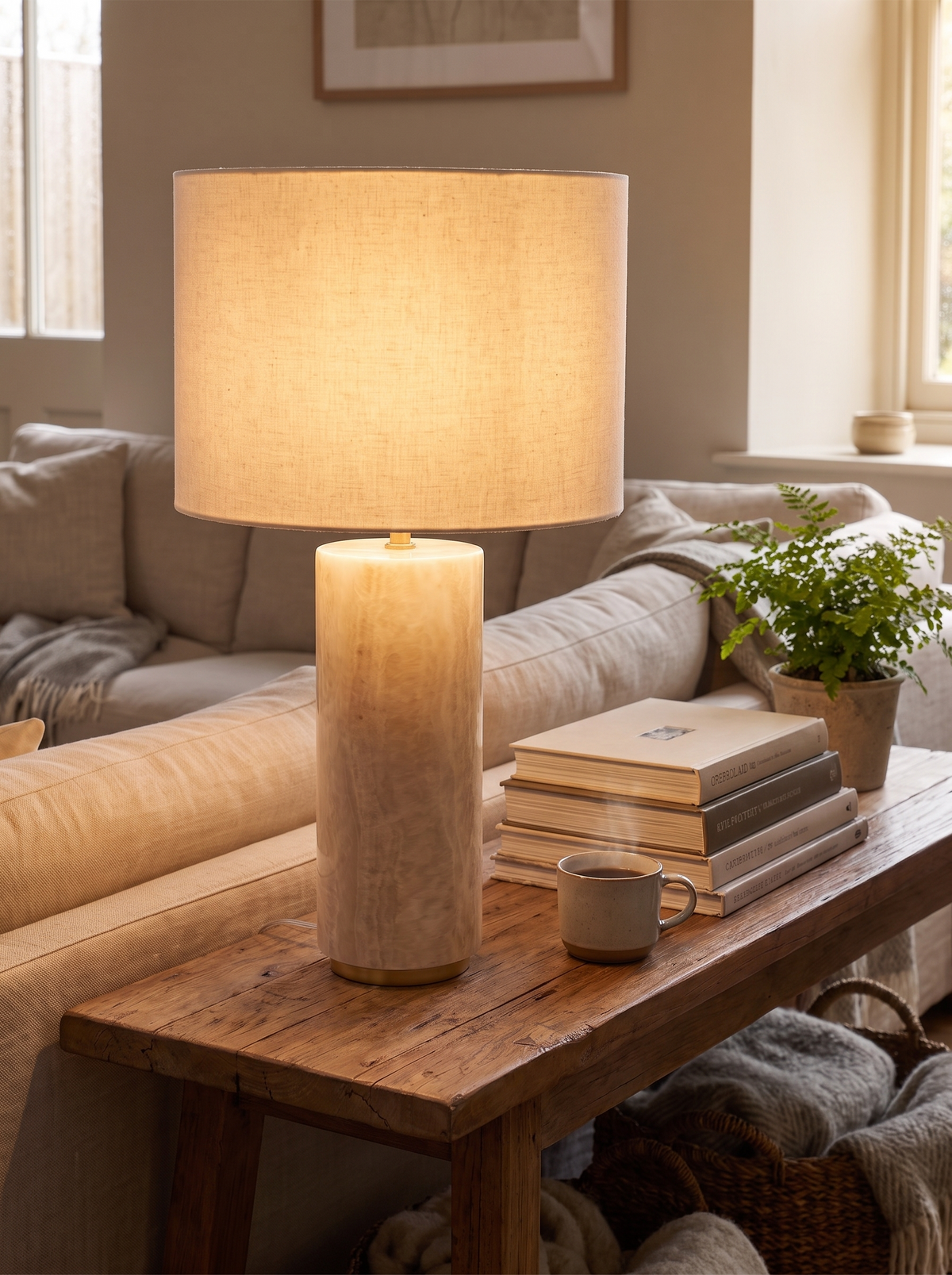 Jeane cave stone lamp texture