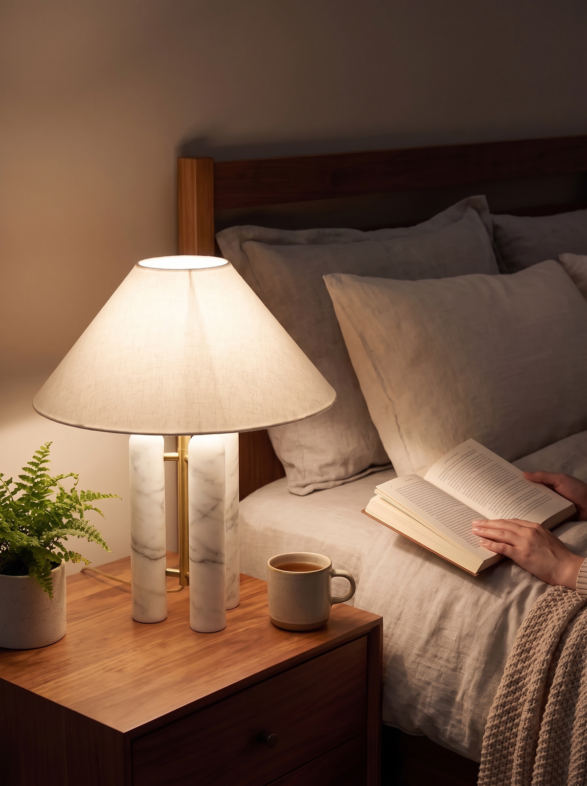 Joonas lamp for dark evenings