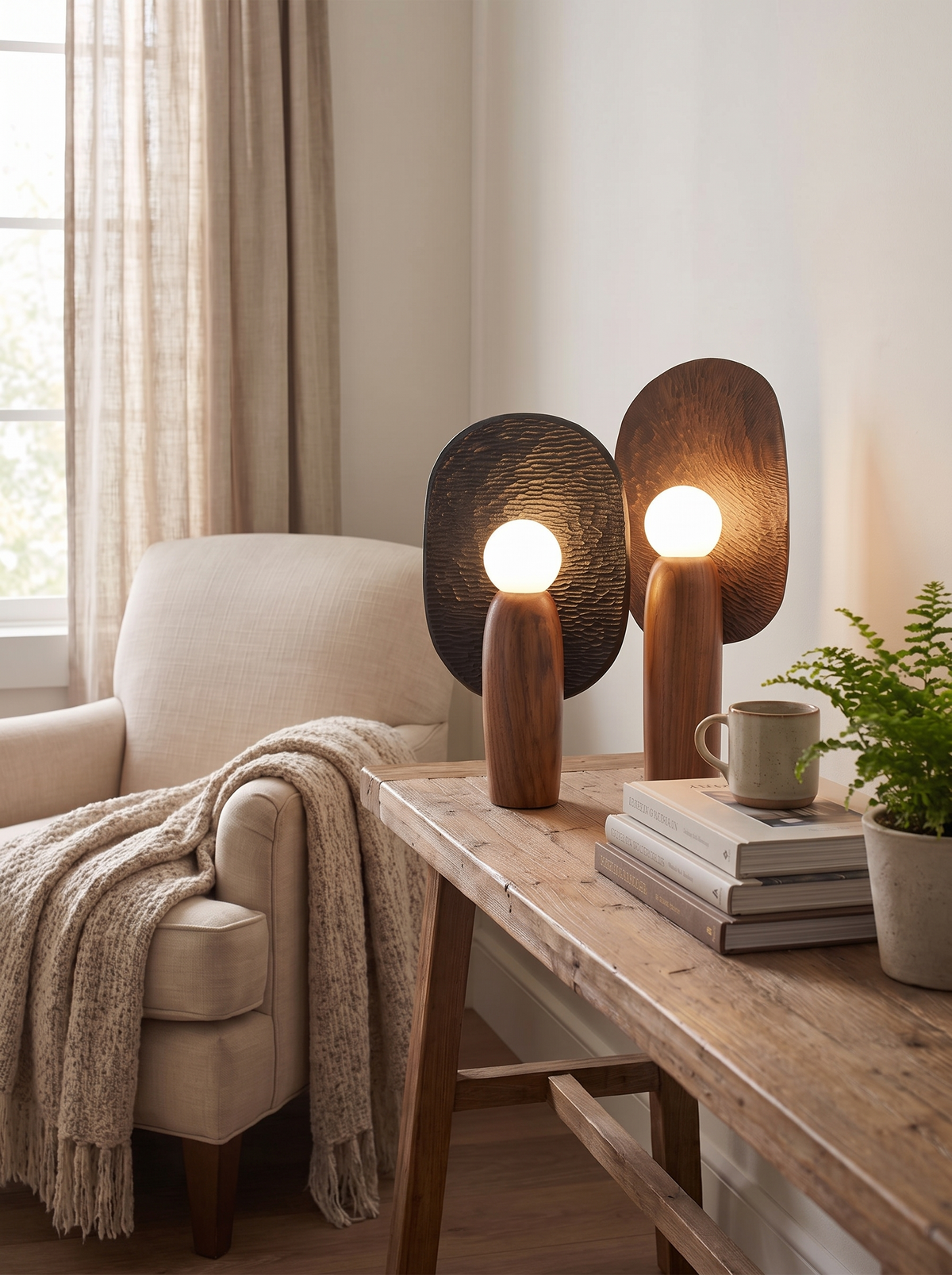 Lizbeth wooden lamp base