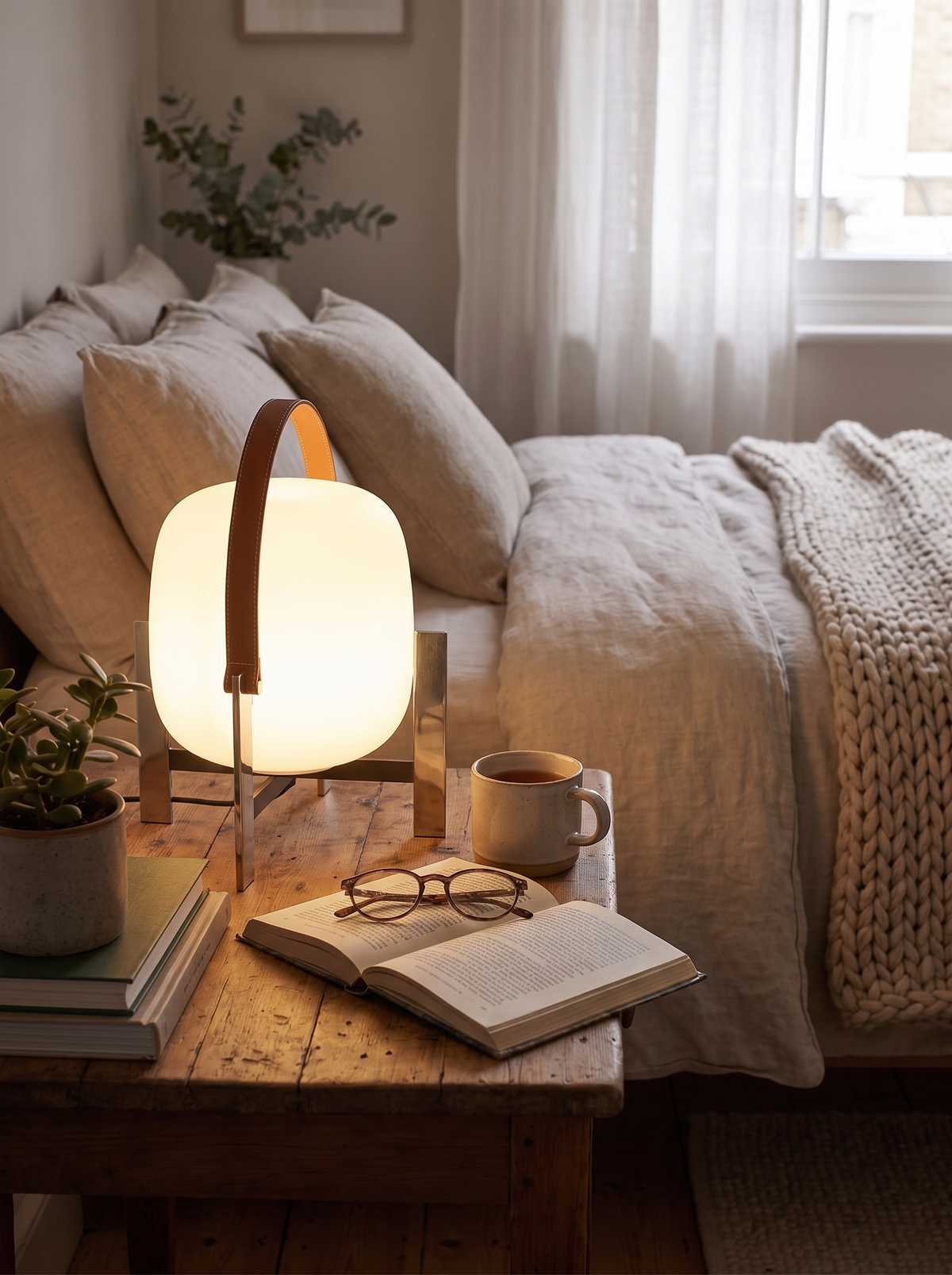 Luzia open box lamp working