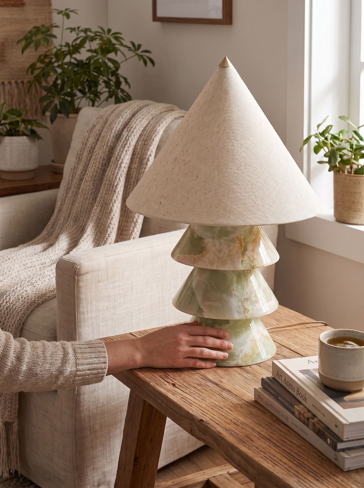 Marjie Marble Table Lamp lifestyle 3