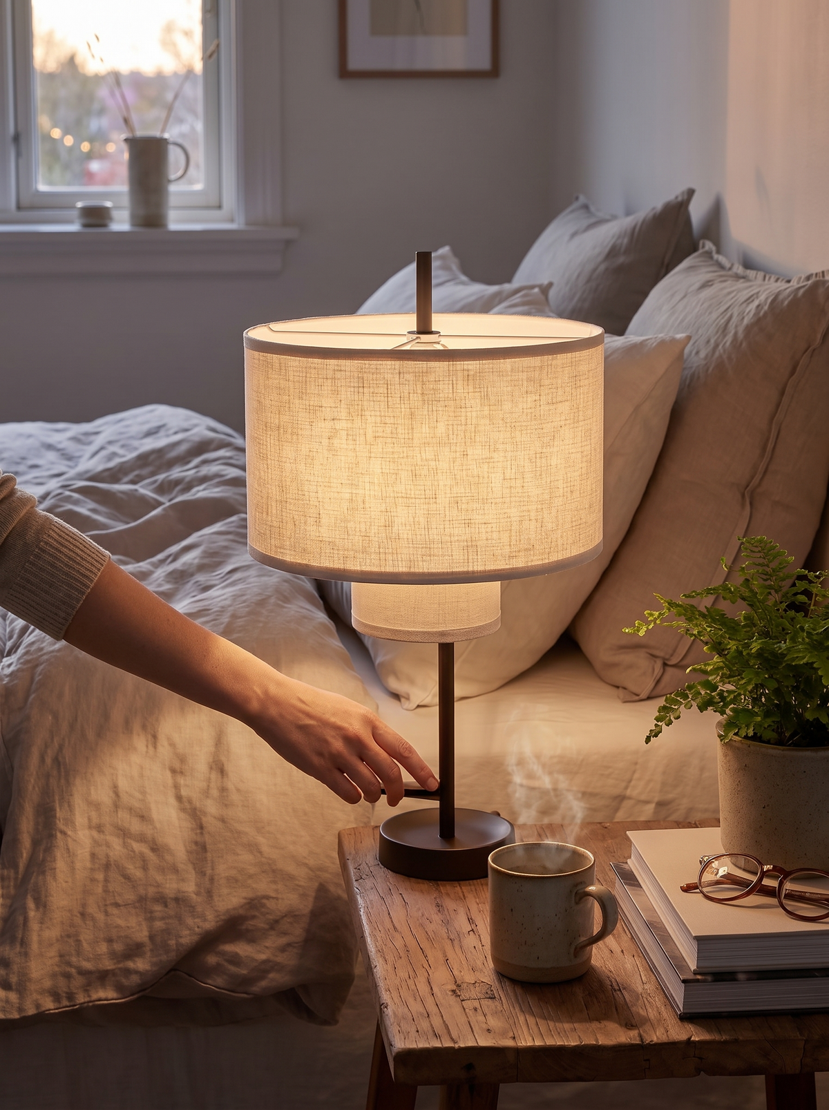 Martinelli Table and Floor Lamp lifestyle 1