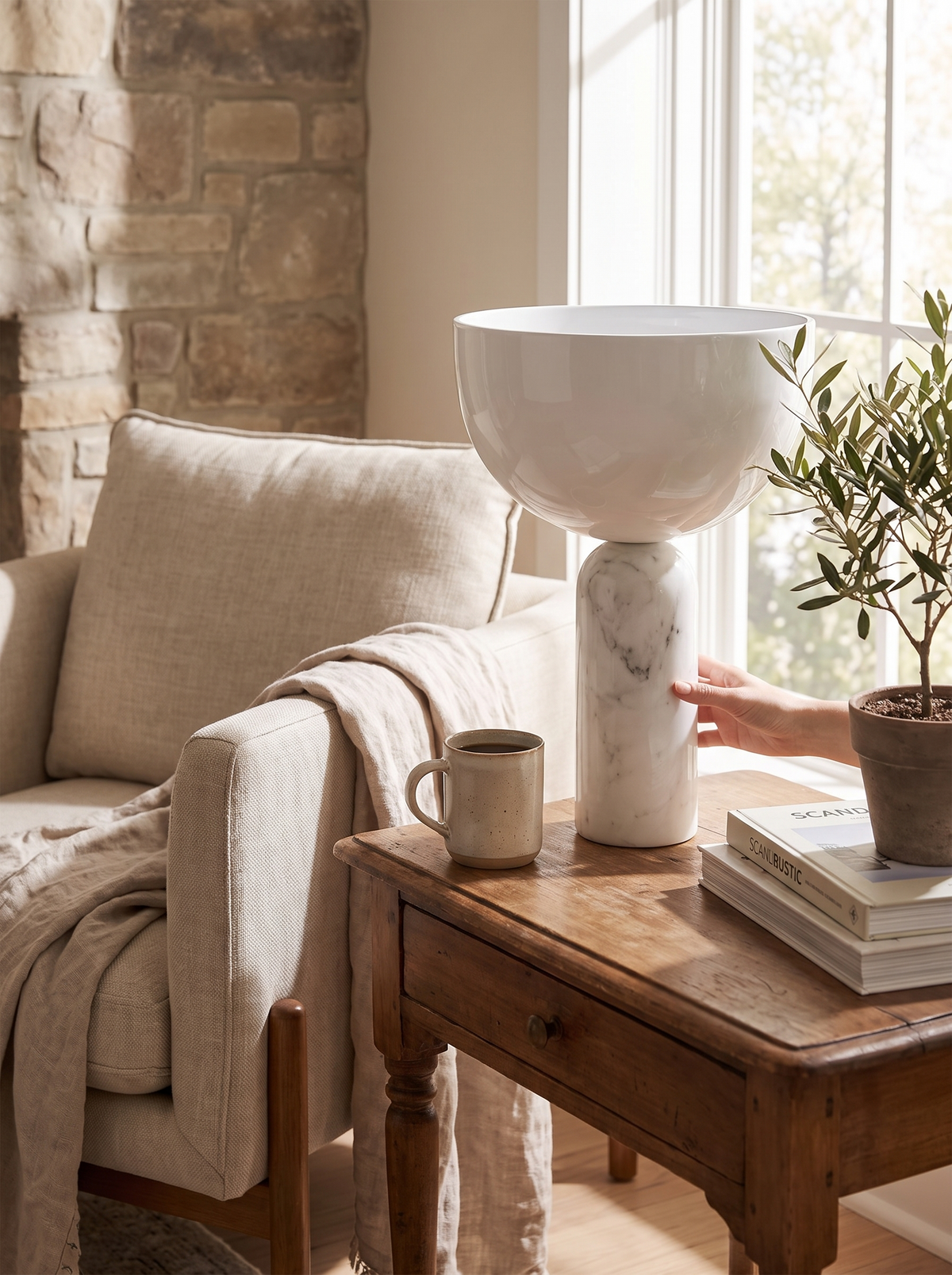 Marmo Elegante Table Lamp lifestyle 1