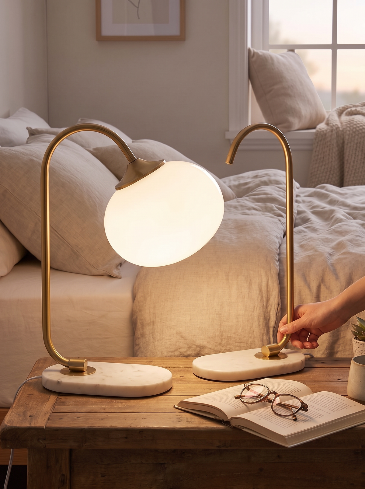 Marshmallow Table Lamp lifestyle 3