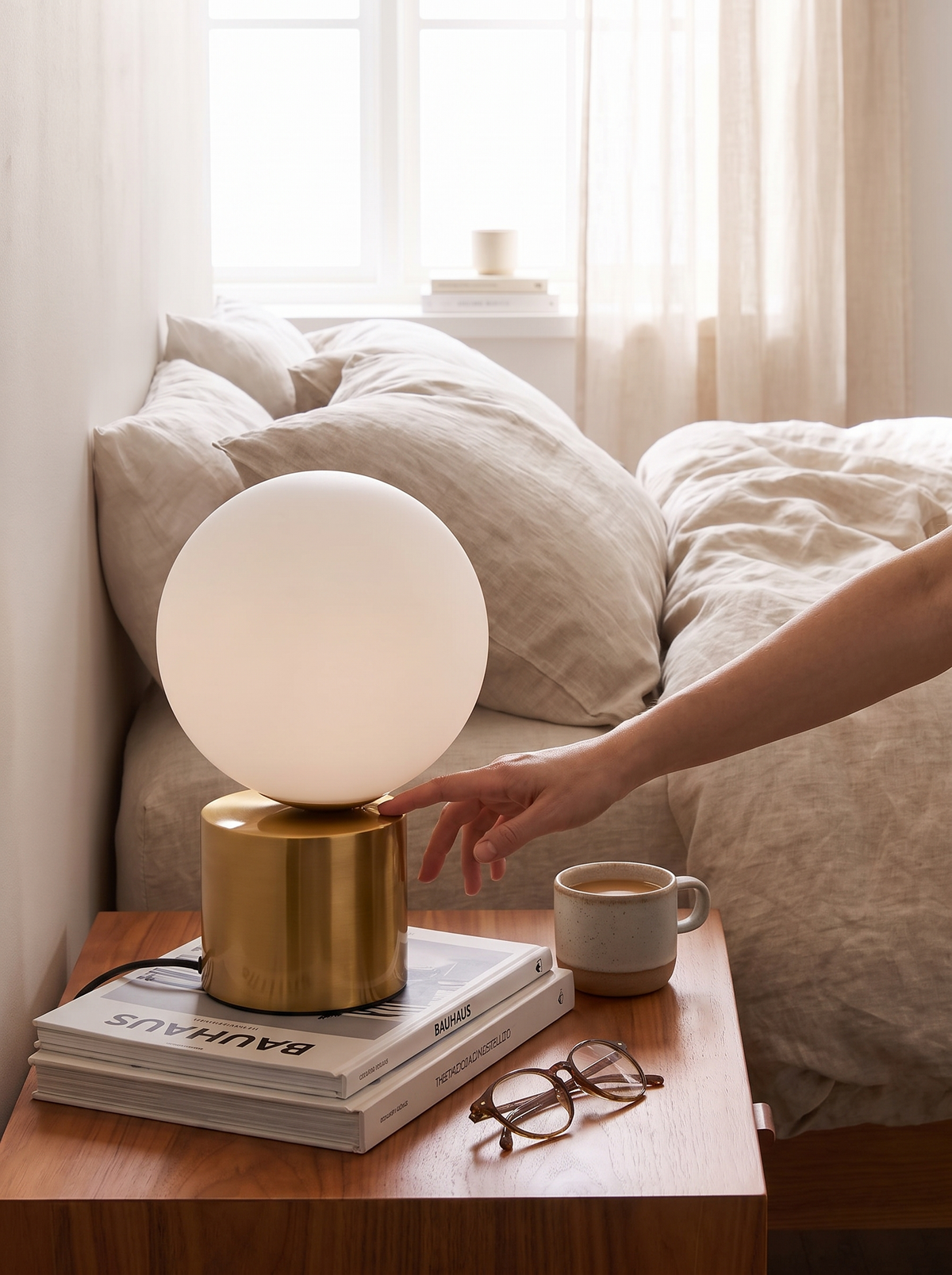 Noriel Glass Table Lamp lifestyle 2