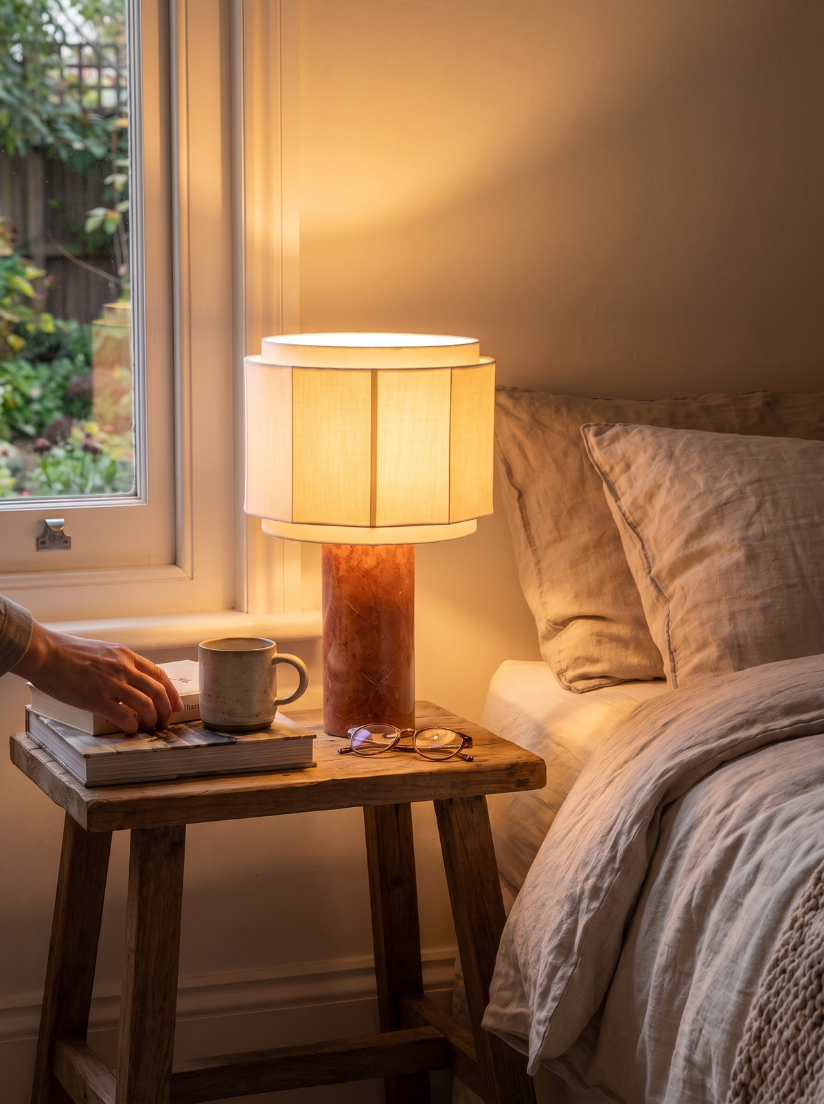 Reid Marble Table Lamp lifestyle 2
