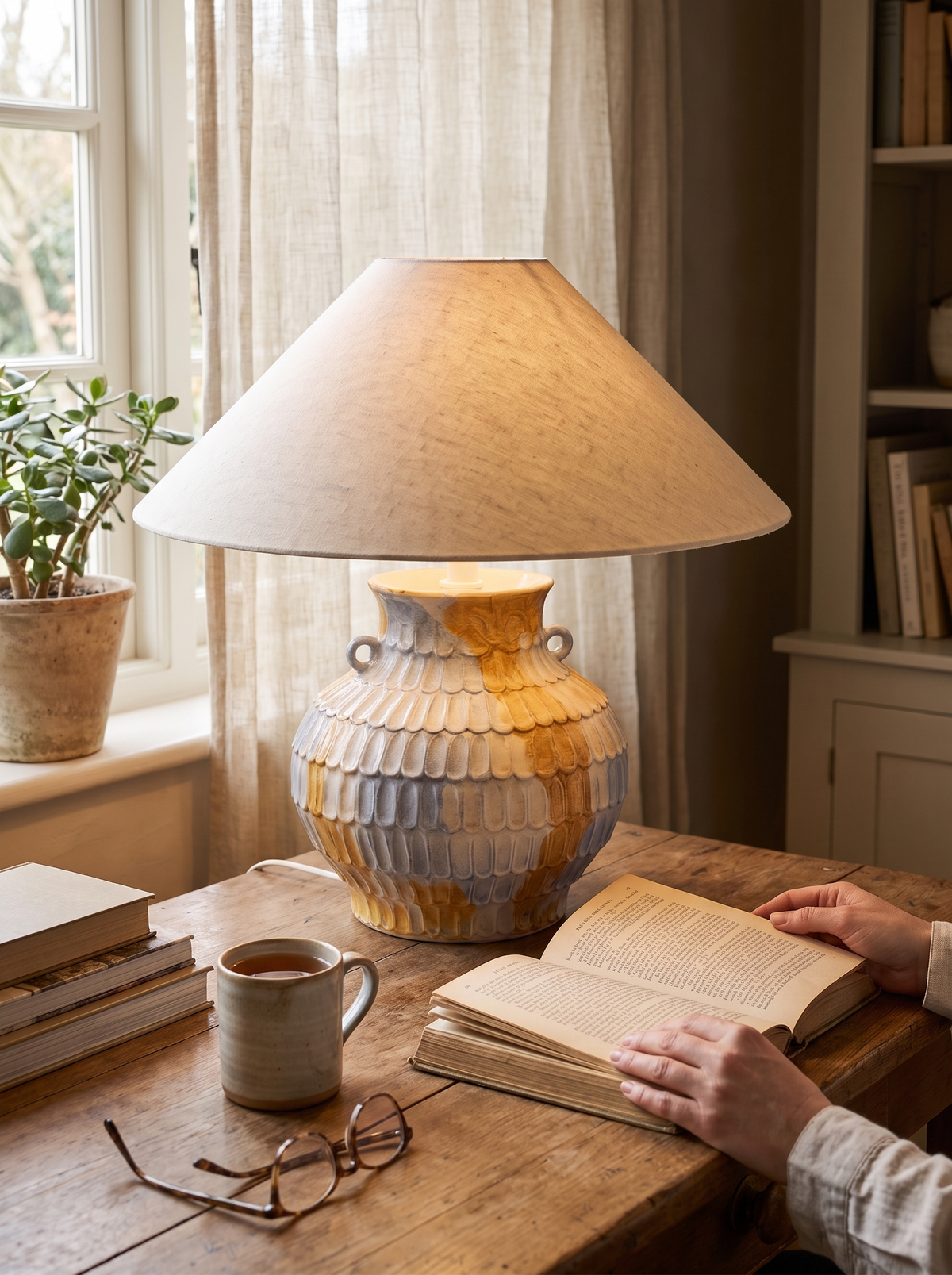 Rosalinde Ceramic Table Lamp lifestyle 3