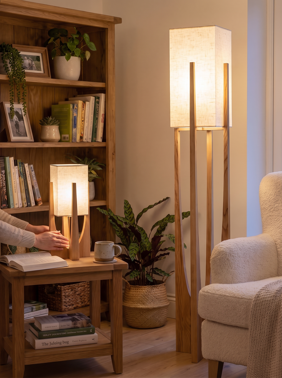 Takashido Table and Floor Lamp lifestyle 3