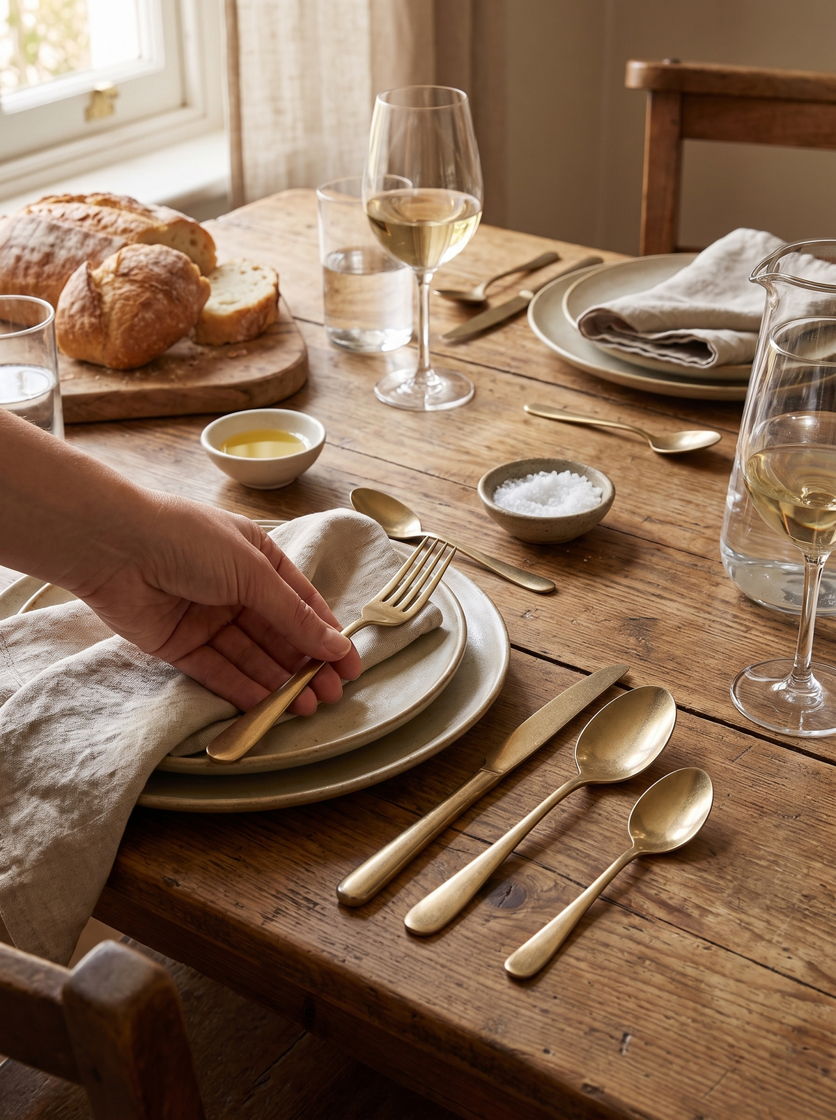 Classic Four Person Settings Flatware Set lifestyle 1