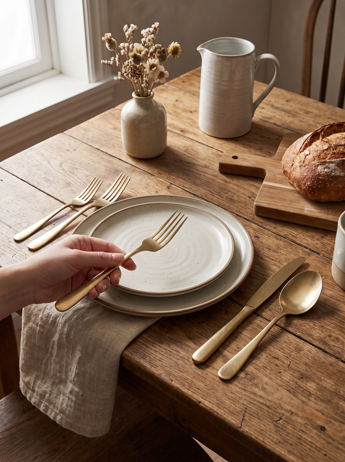 Classic Four Person Settings Flatware Set lifestyle 3