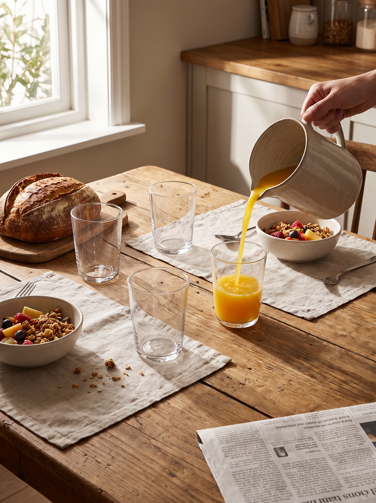 Cove Short Glass Set lifestyle 3
